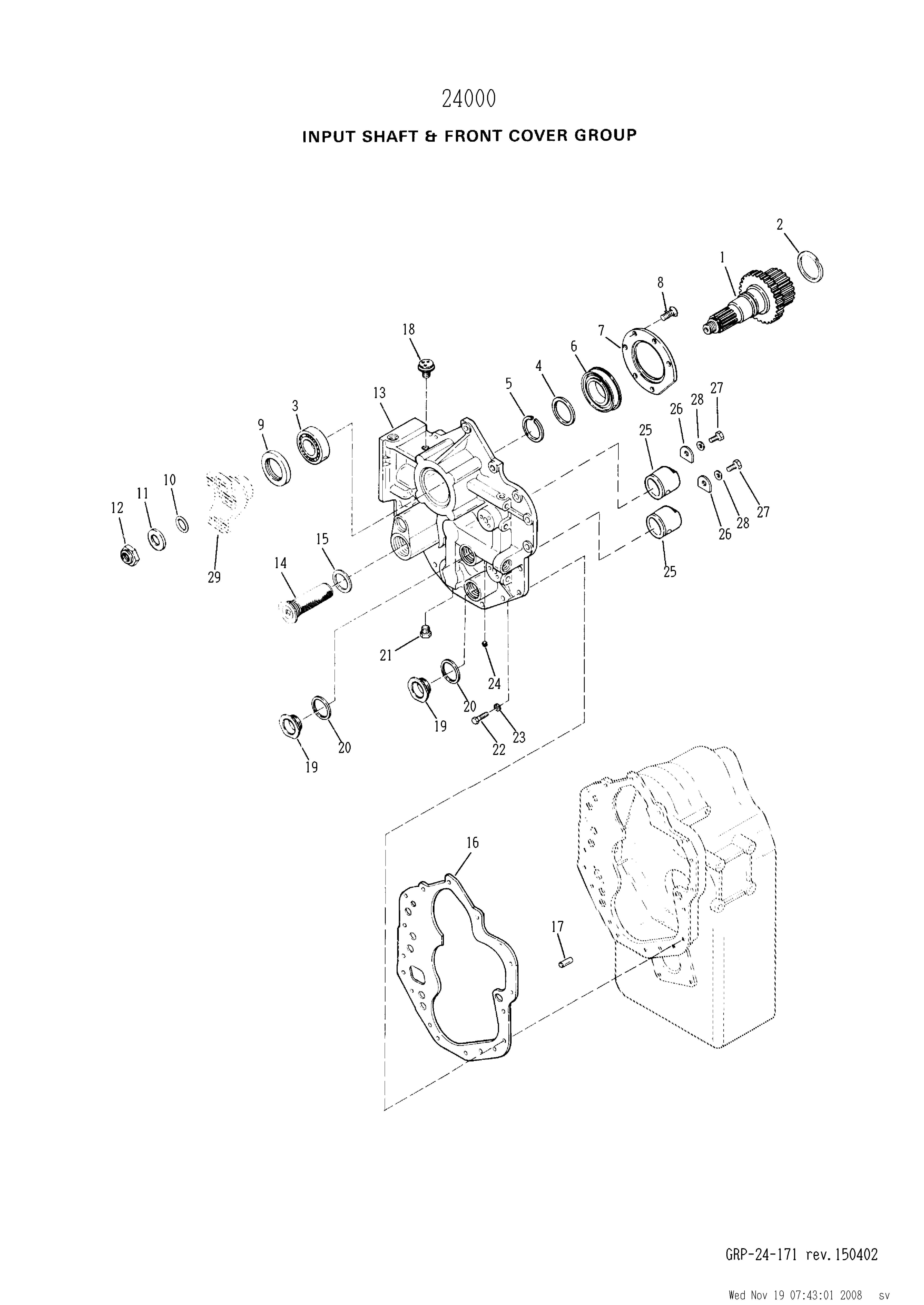 drawing for SWINGMASTER 8700073 - BEARING (figure 4)