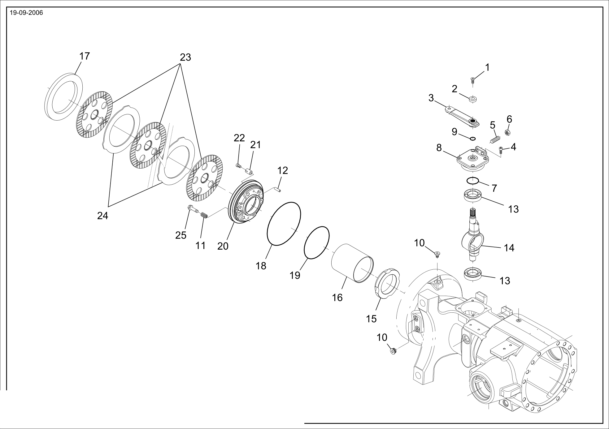 drawing for WACKER NEUSON 1000106338 - BEARING (figure 5)