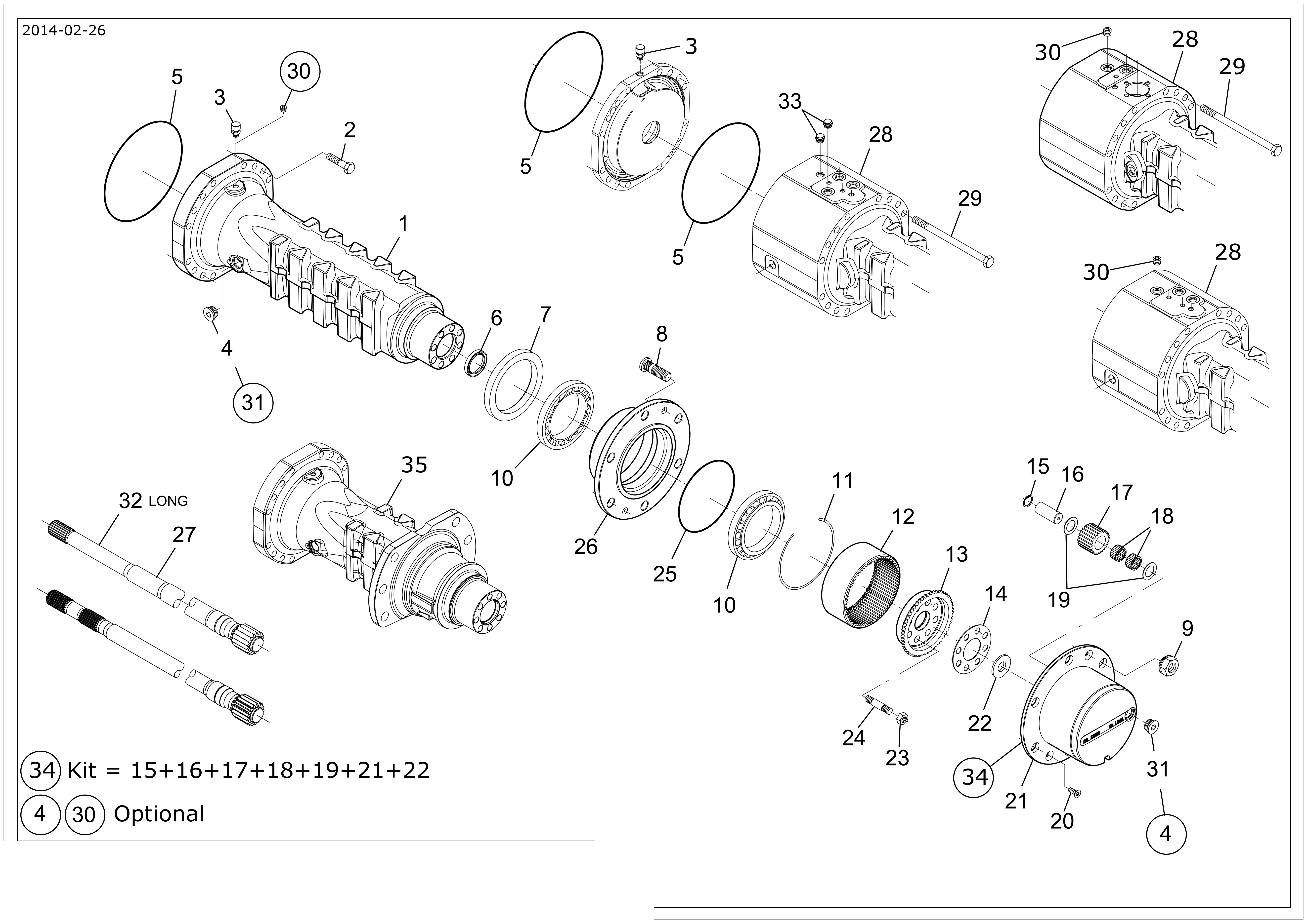 drawing for KRAMER 1000058617 - STUD - WHEEL (figure 2)