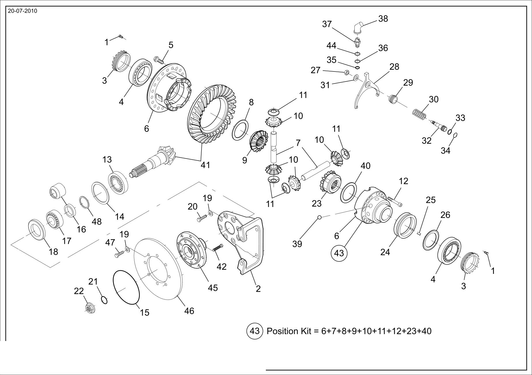 drawing for WEILER 6608 - GASKET (figure 4)