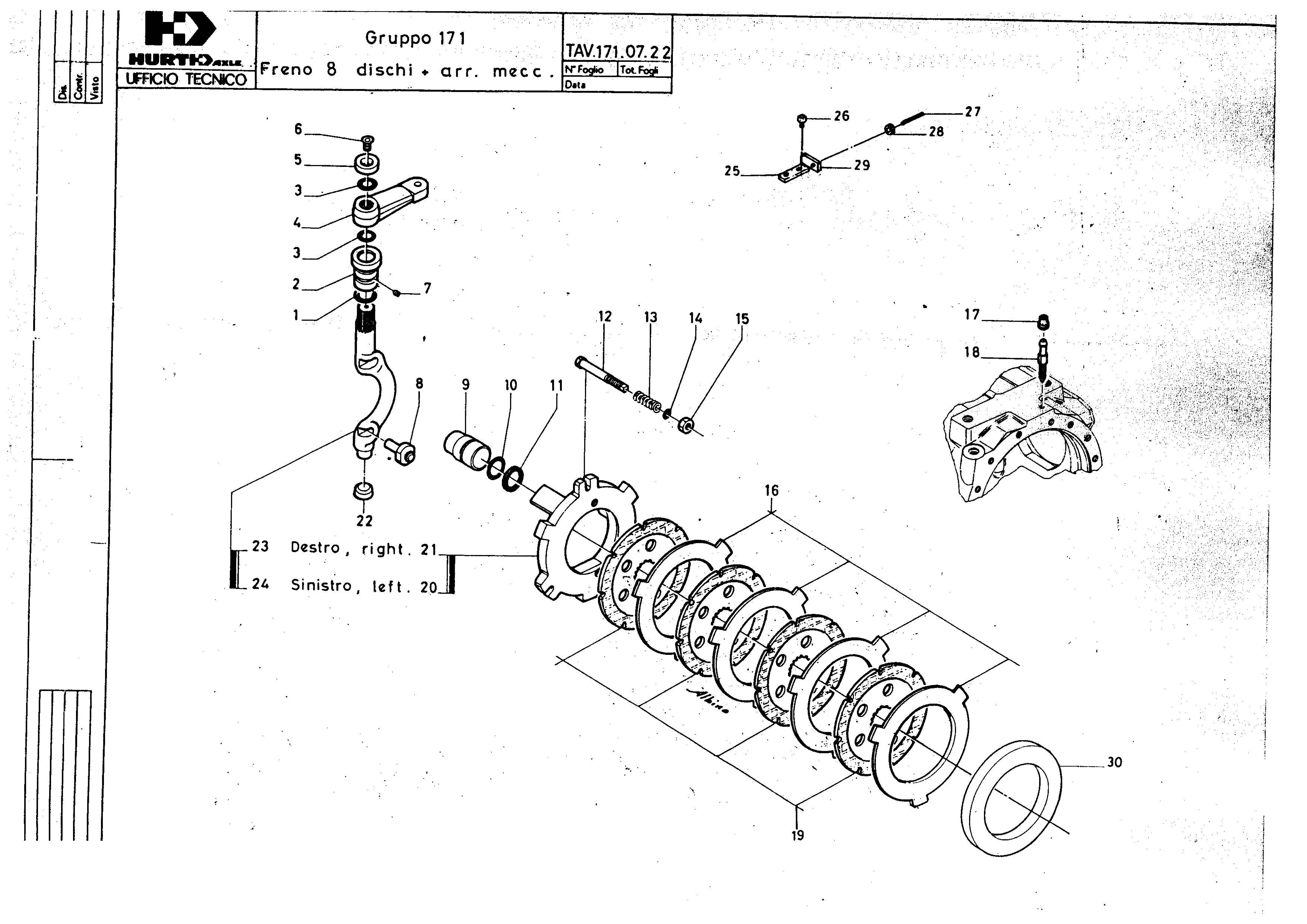 drawing for FMC FM2890MP - INTERMEDIATE BRAKE DISC (figure 5)