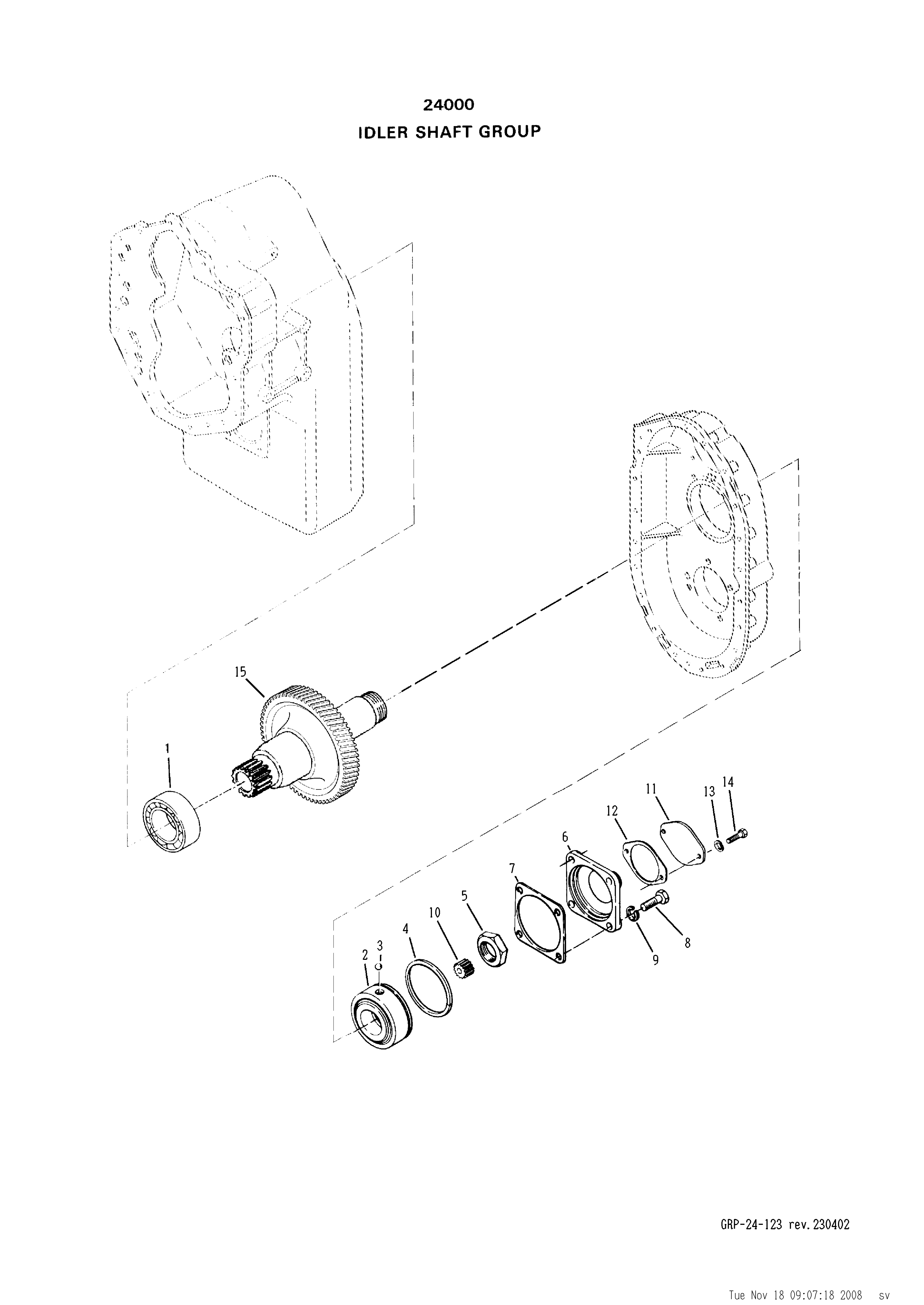 drawing for CNH NEW HOLLAND N8145 - GEAR (figure 2)