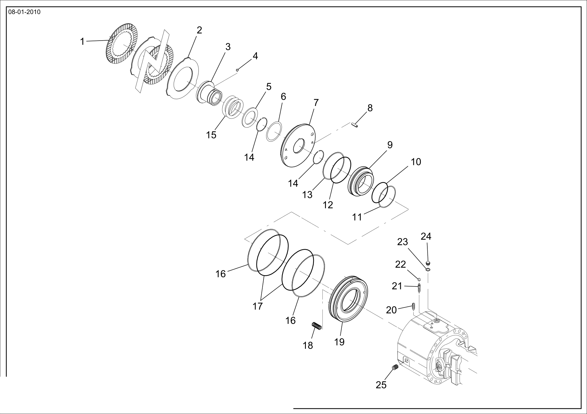 drawing for WACKER NEUSON 1000105936 - SPACER (figure 3)