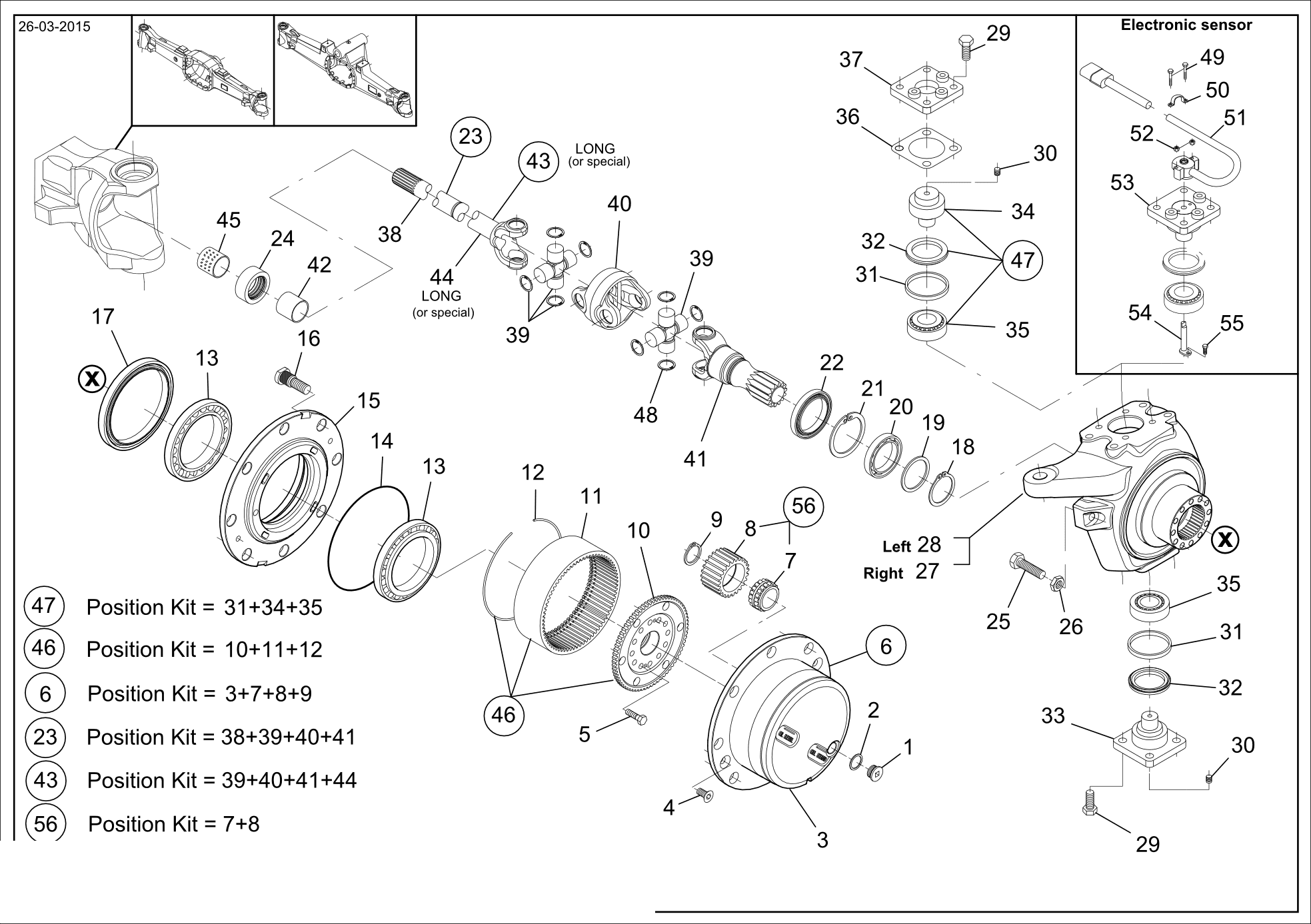 drawing for CNH NEW HOLLAND 98-042414 - RING (figure 1)