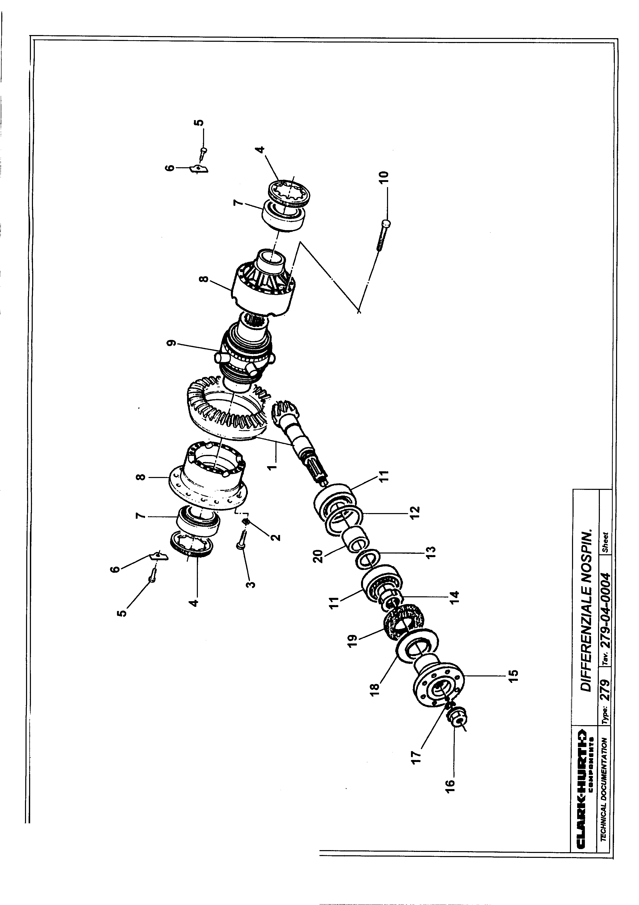 drawing for SHUTTLELIFT 1002175 - NOSPIN DIFFERENTIAL (figure 4)