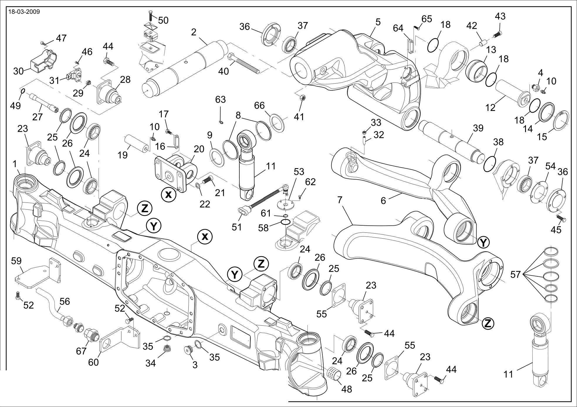 drawing for AGCO 001052823 - O - RING (figure 3)