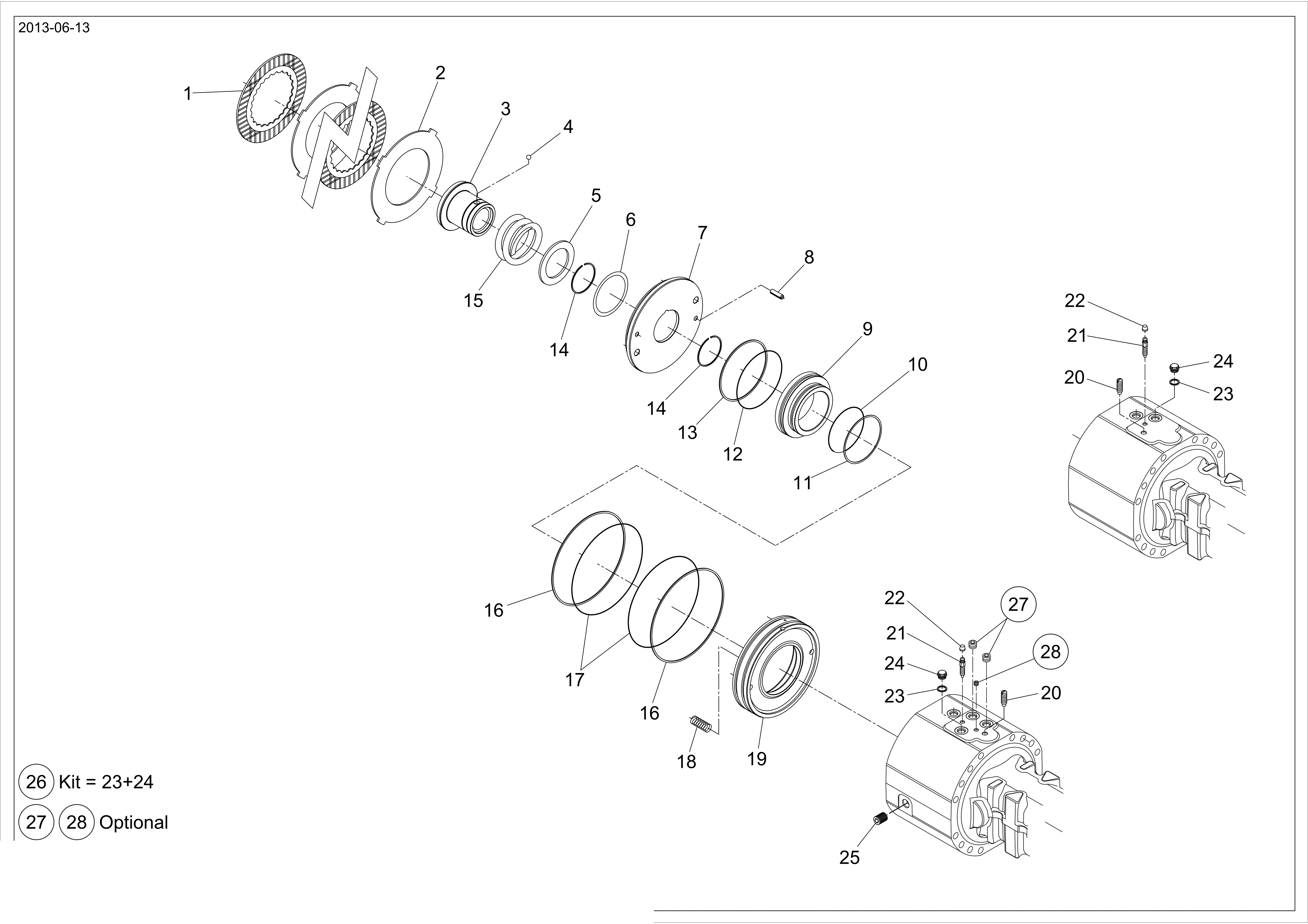 drawing for SCHOPF MASCHINENBAU GMBH 101622 - PISTON (figure 4)