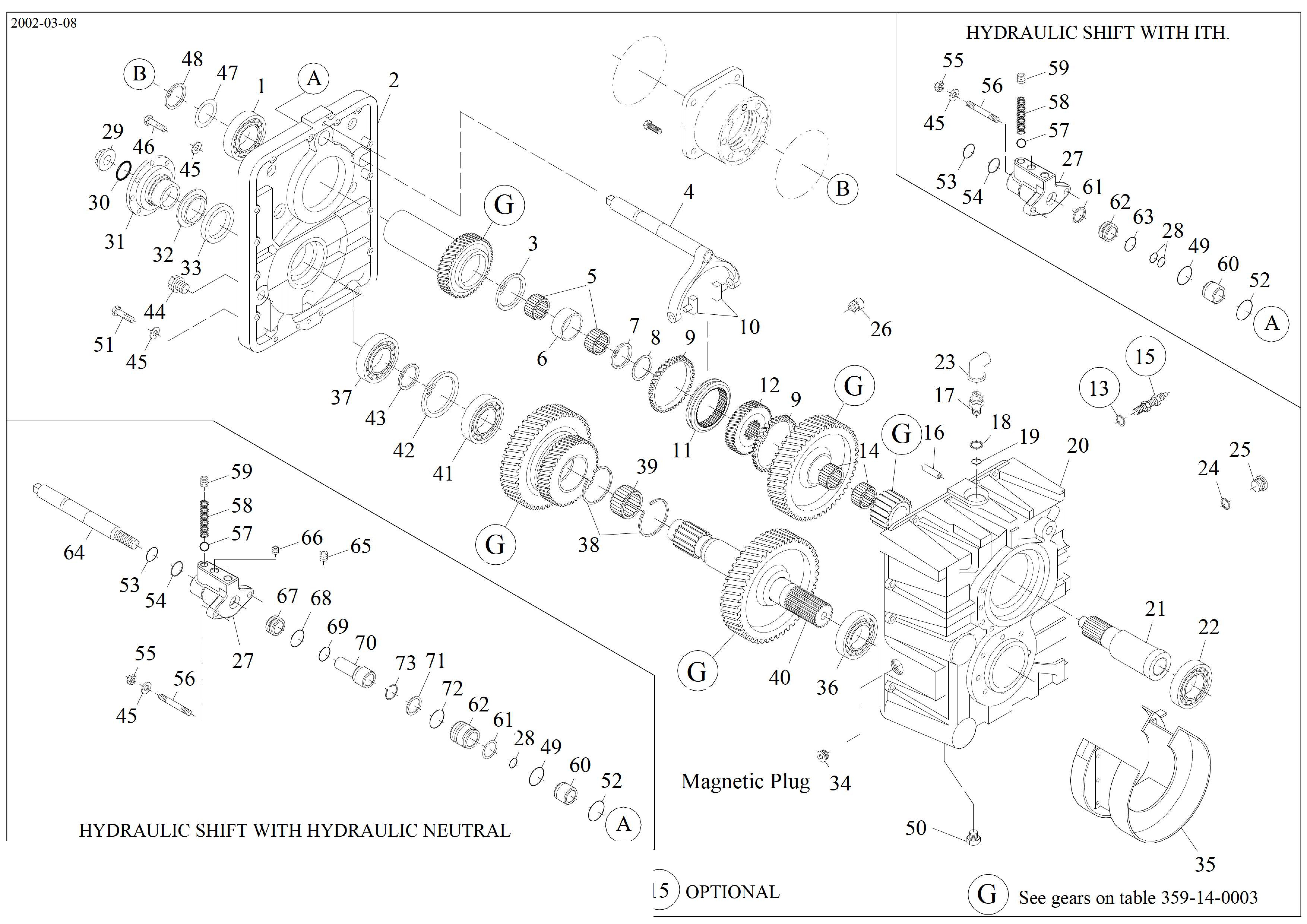 drawing for Hyundai Construction Equipment 355-14-102-01 - RING-GEAR, TRANSFER BOX (figure 4)