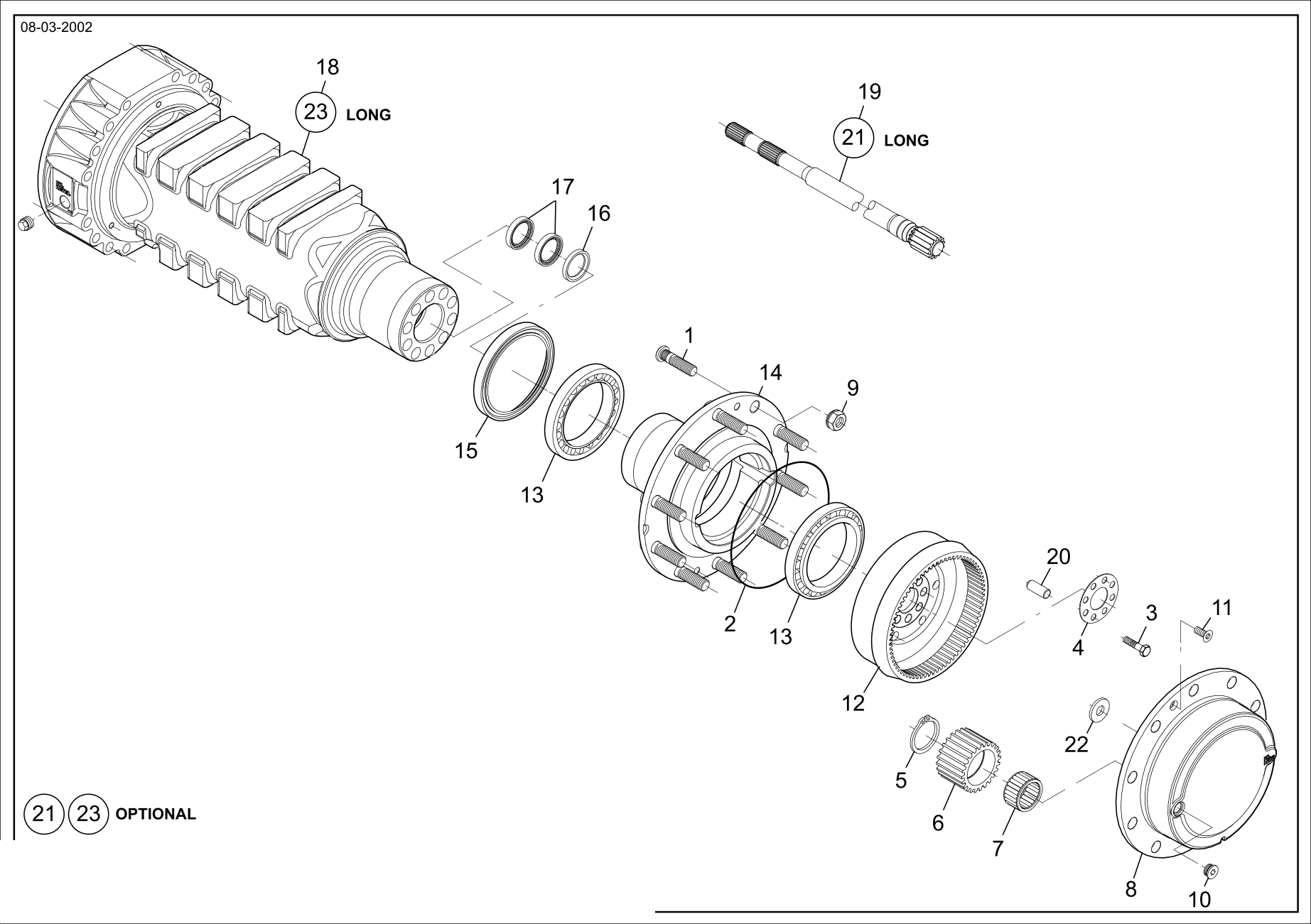 drawing for CNH NEW HOLLAND 75288934 - RING GEAR