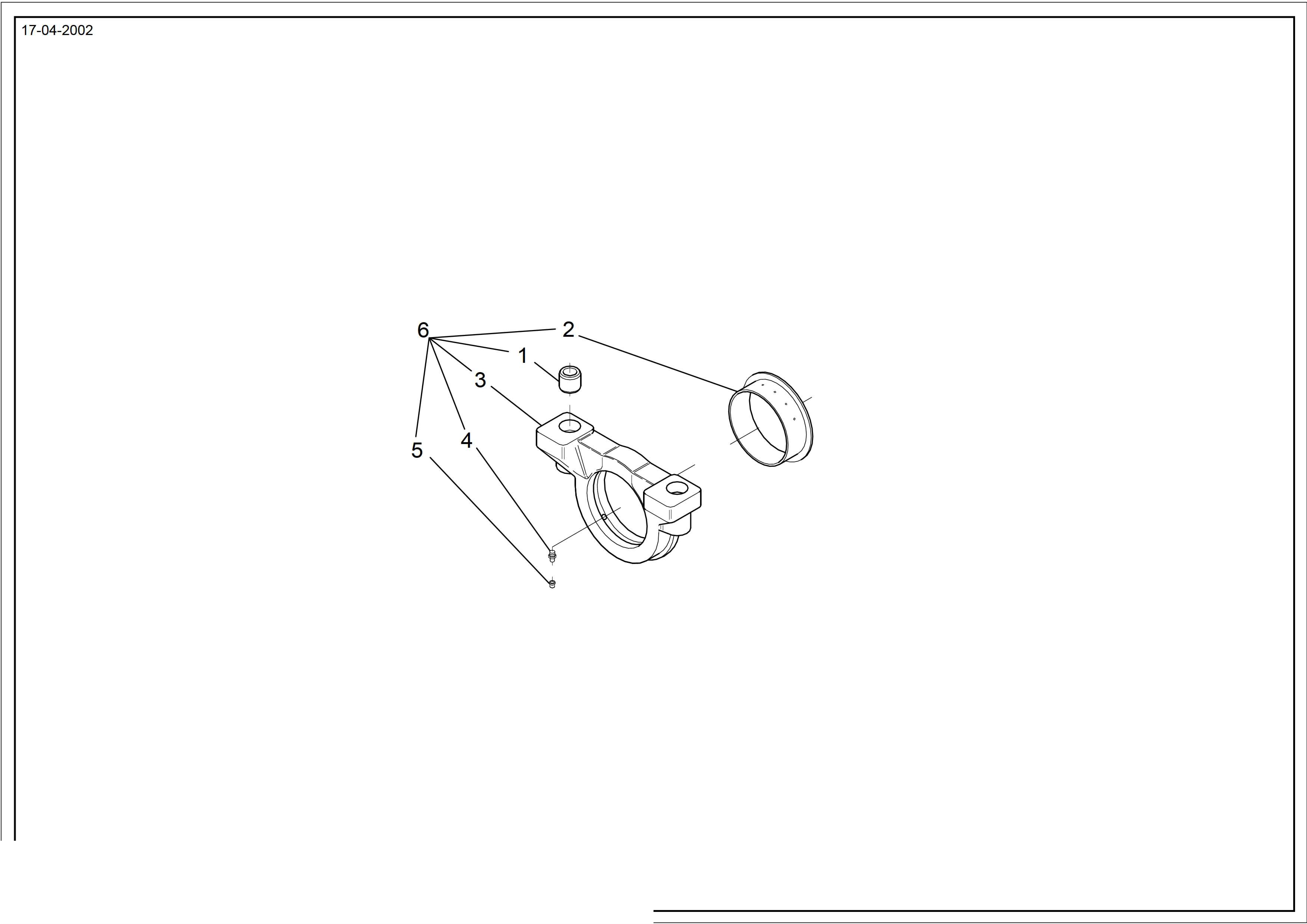 drawing for CNH NEW HOLLAND 76086133 - SUPPORT (figure 5)