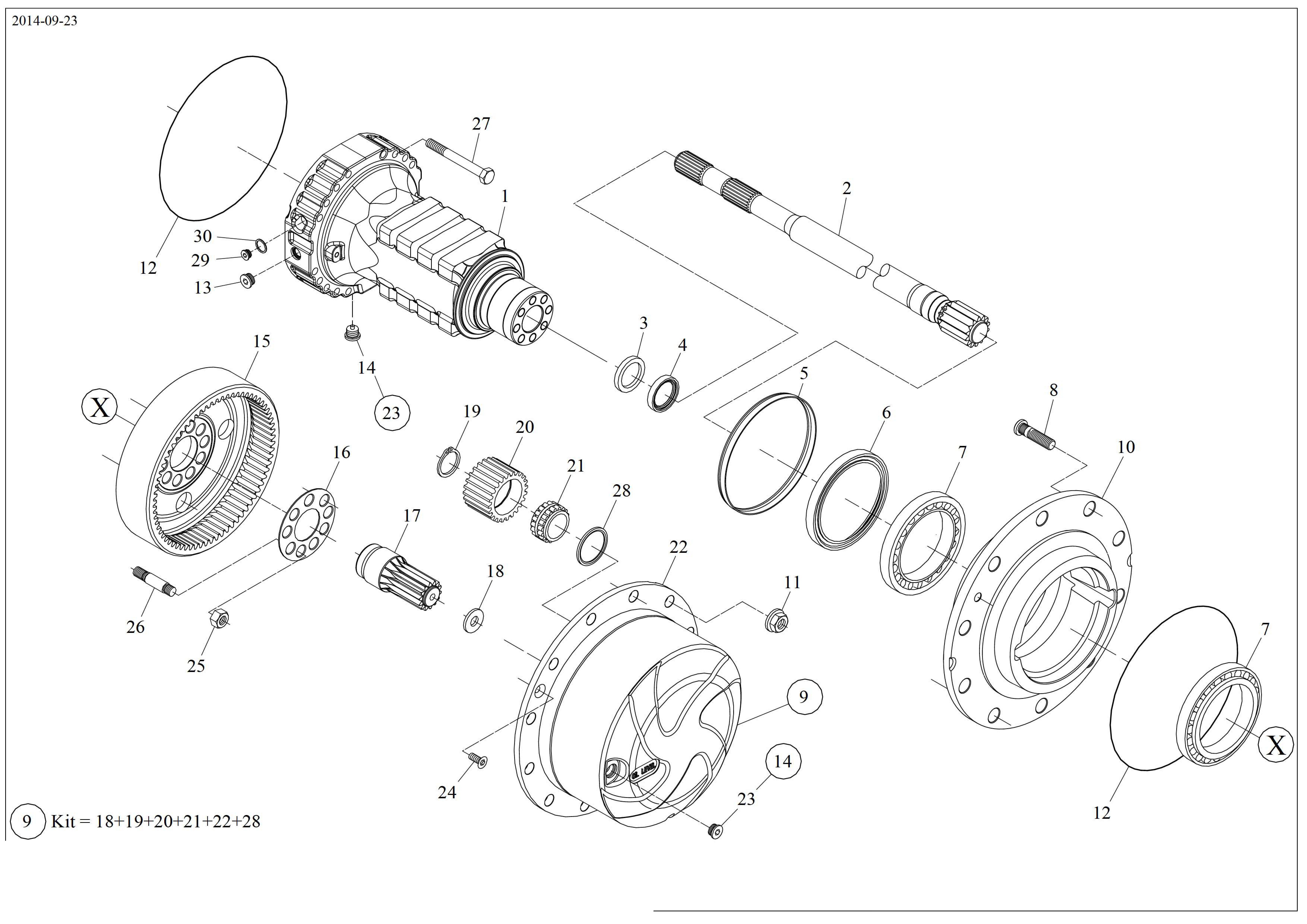 drawing for TIMKEN NP888050-90KM1 - TAPER ROLLER BEARING (figure 3)