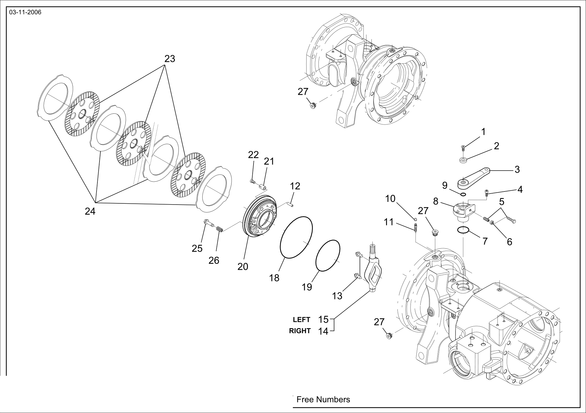 drawing for CNH NEW HOLLAND 71482518 - BACK - UP RING (figure 4)