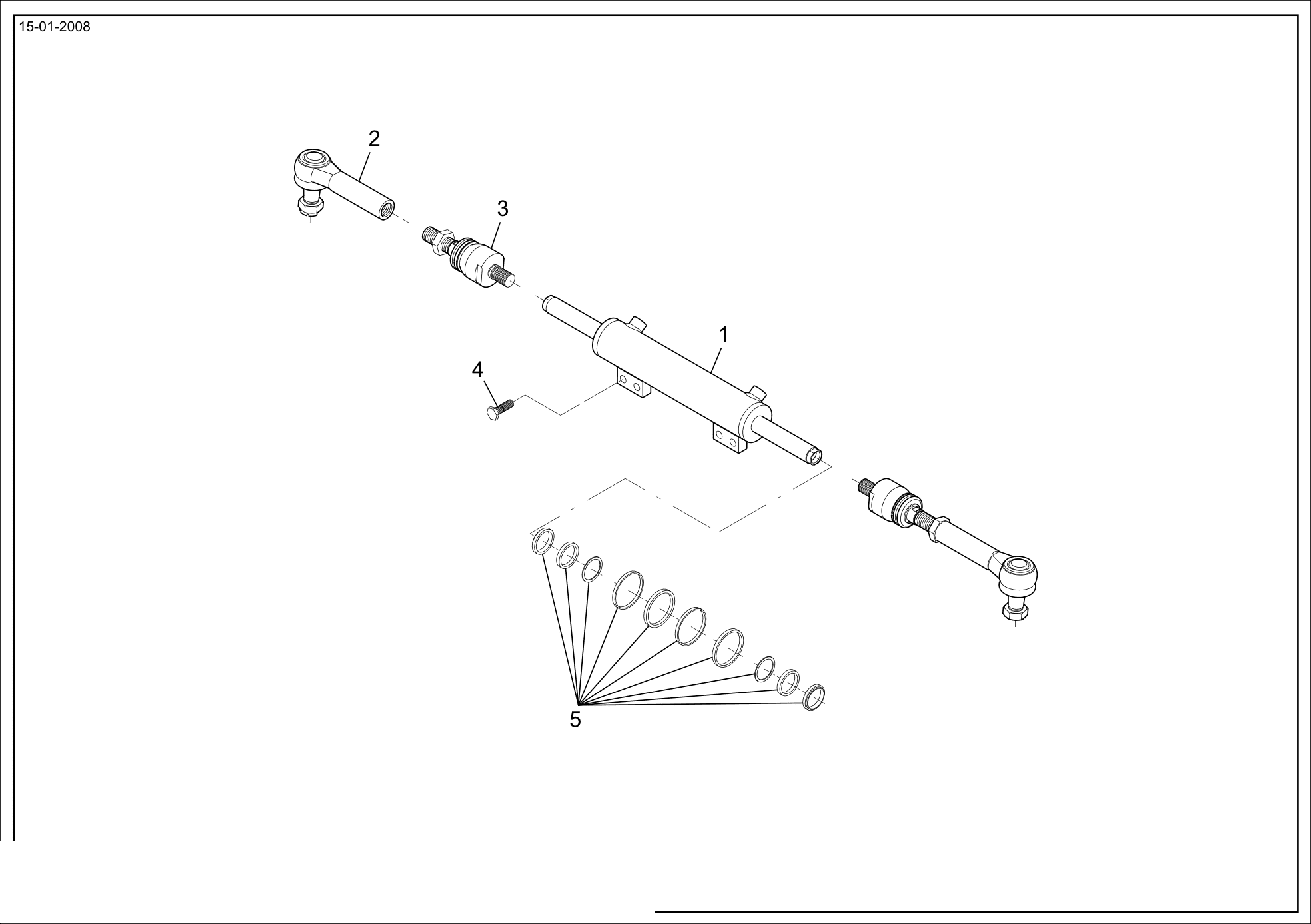 drawing for McCORMICK 1440356X1 - BOLT (figure 1)