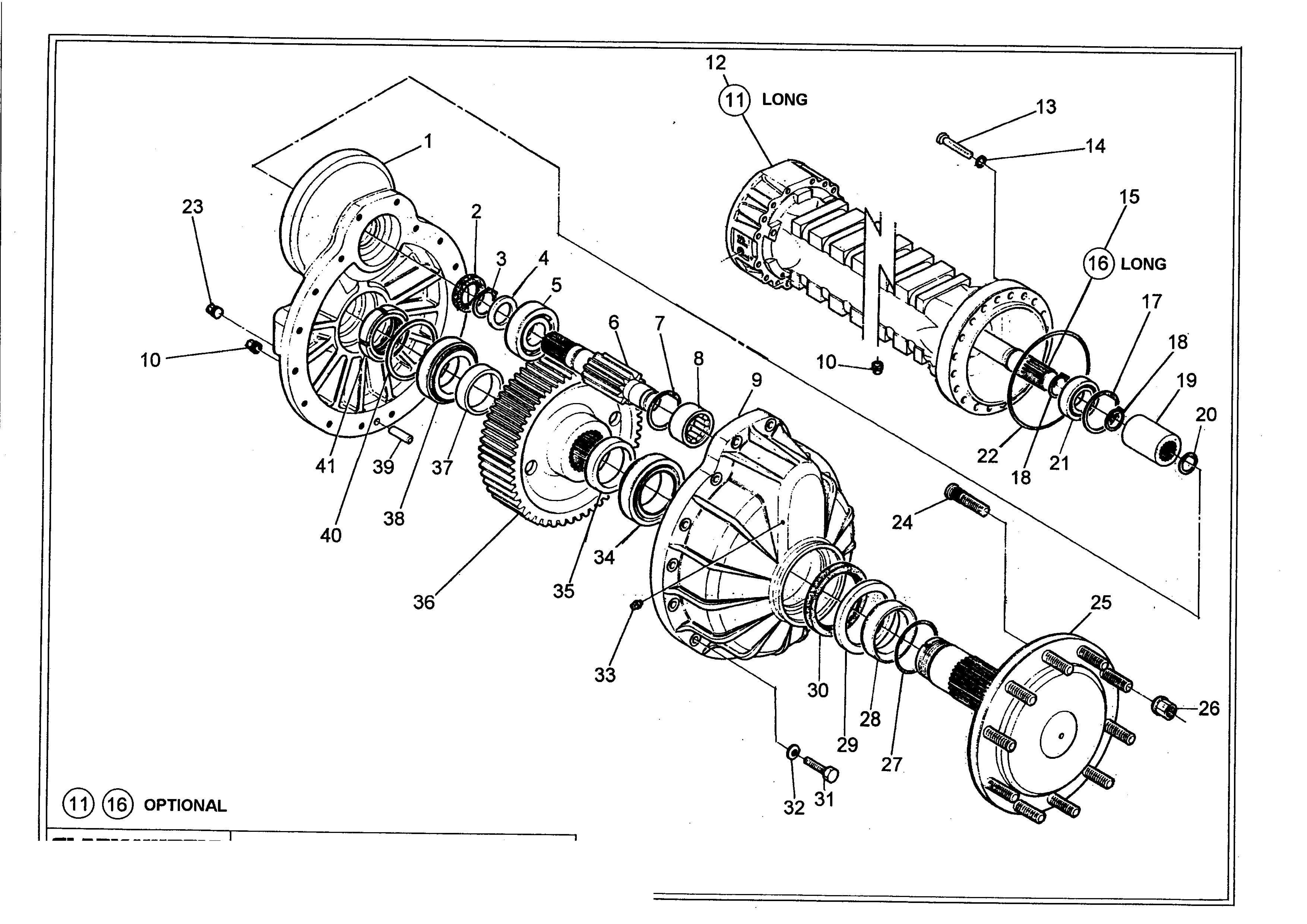 drawing for MANITOU 105002 - SPACER (figure 1)