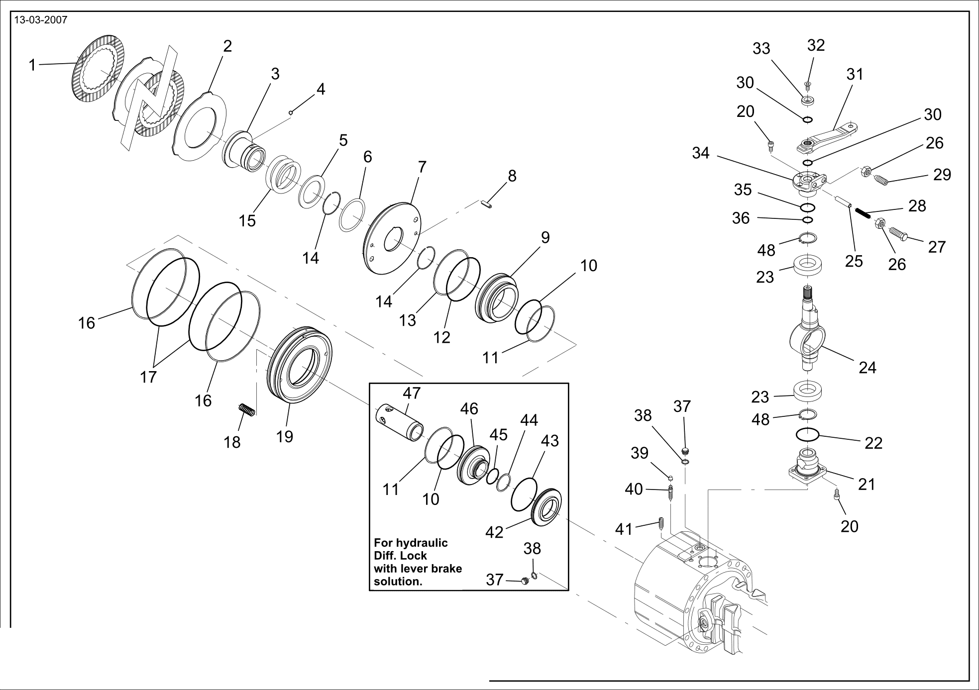 drawing for AGCO X548934101000 - O - RING (figure 1)