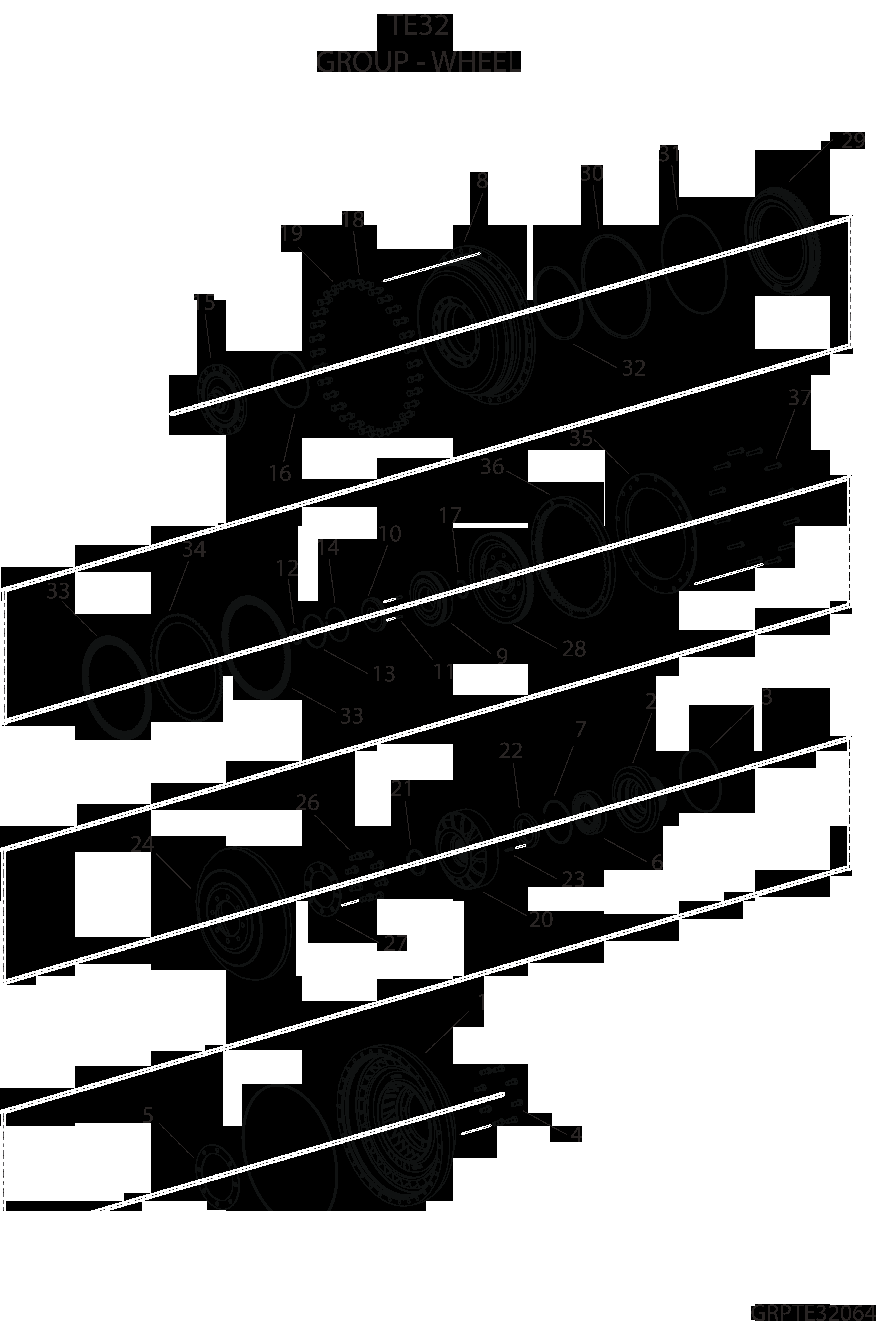 drawing for SCHOEMA, SCHOETTLER MASCHINENFABRIK K24.000092 - SPRING-PISTON RING EXPANDER (figure 4)