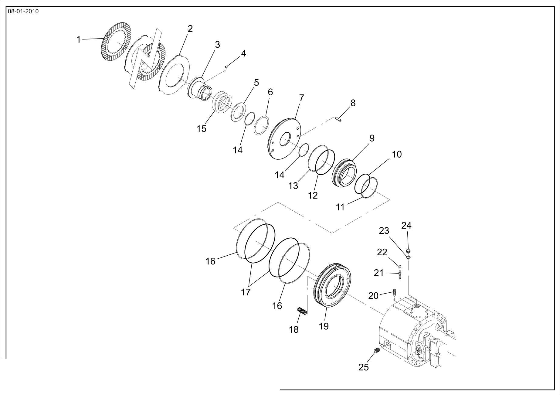 drawing for WACKER NEUSON 1000106308 - PISTON (figure 5)