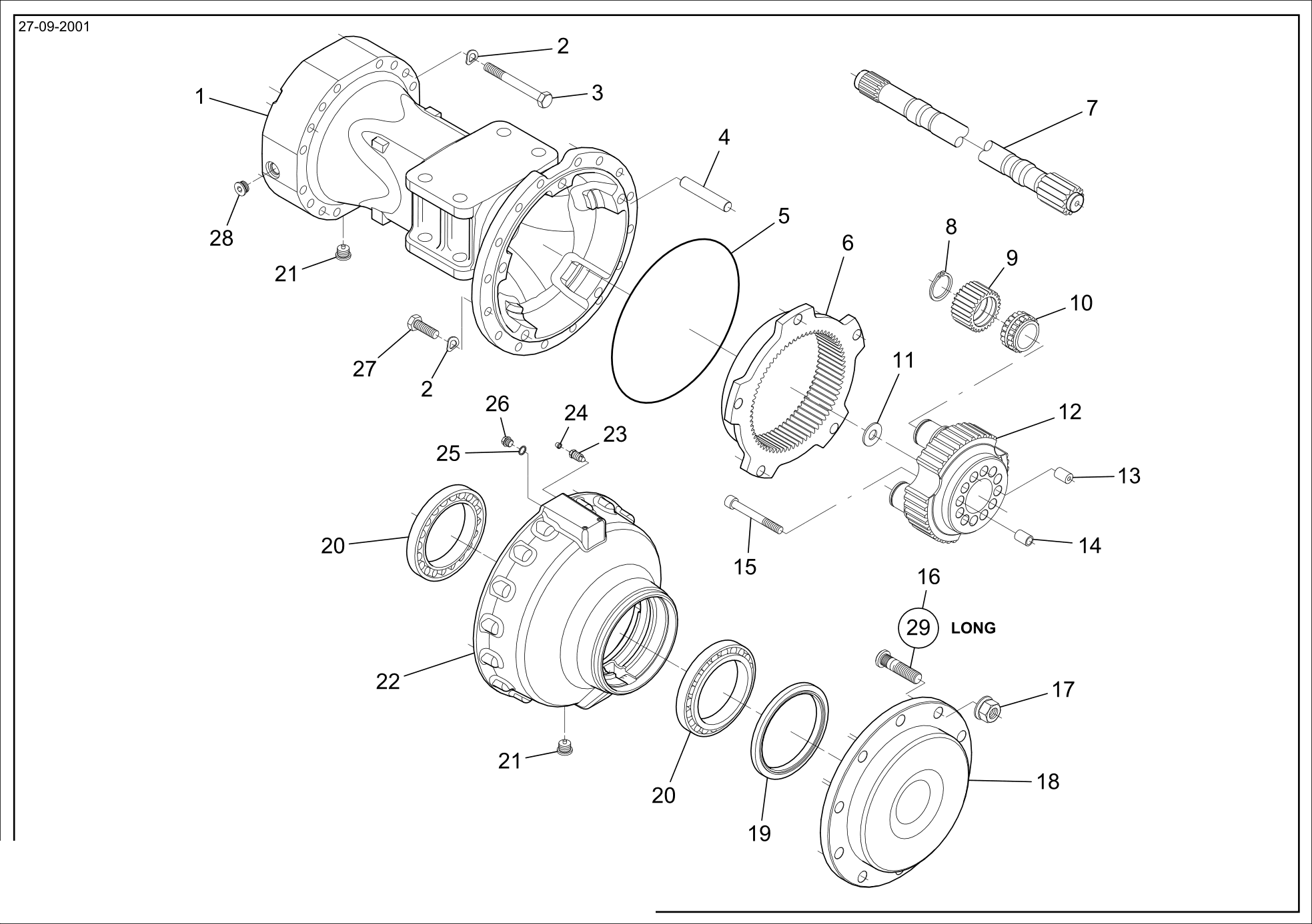 drawing for CNH NEW HOLLAND 72111358 - BOLT (figure 2)