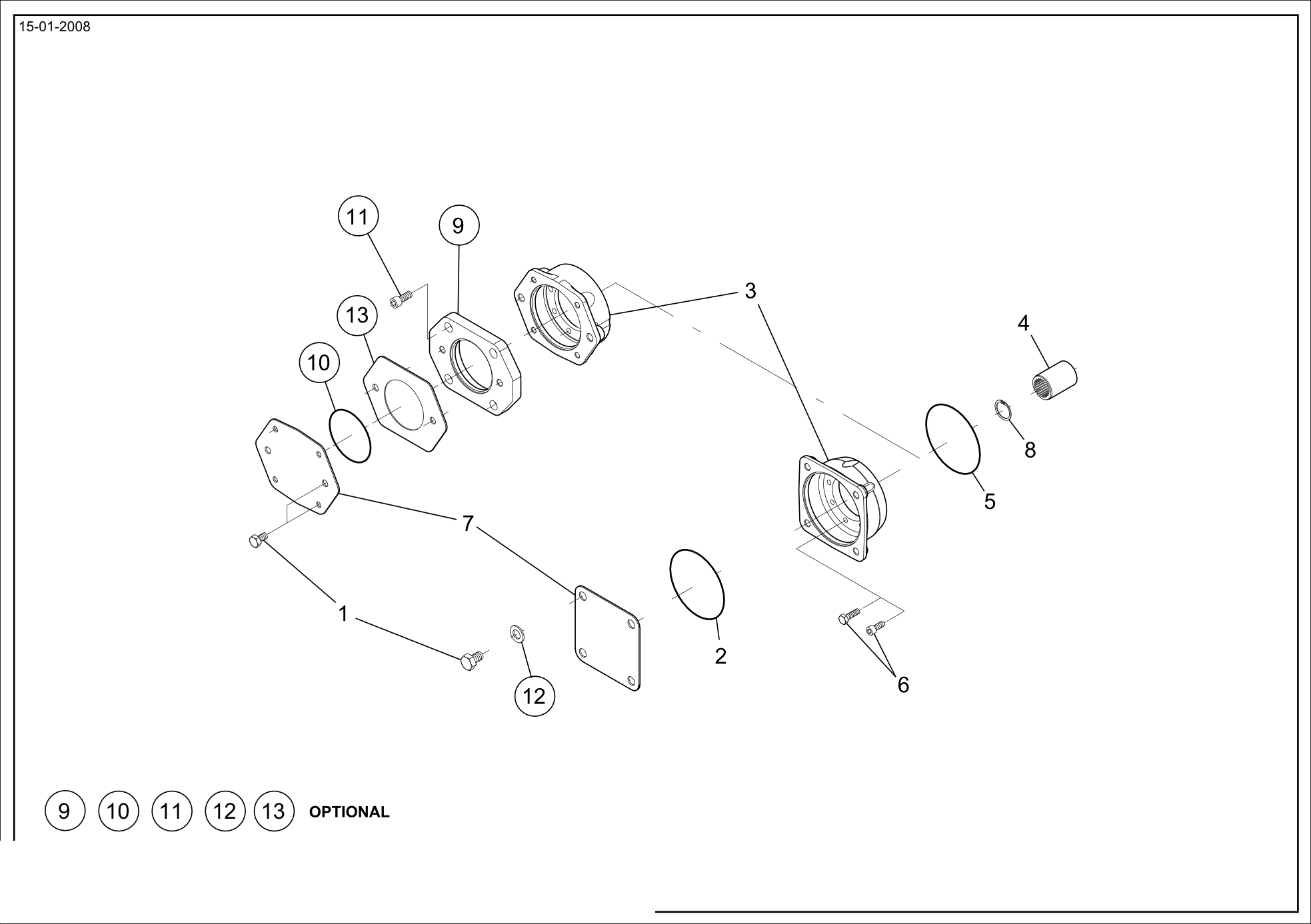 drawing for MASSEY FERGUSON 002020903 - CIRCLIP (figure 2)