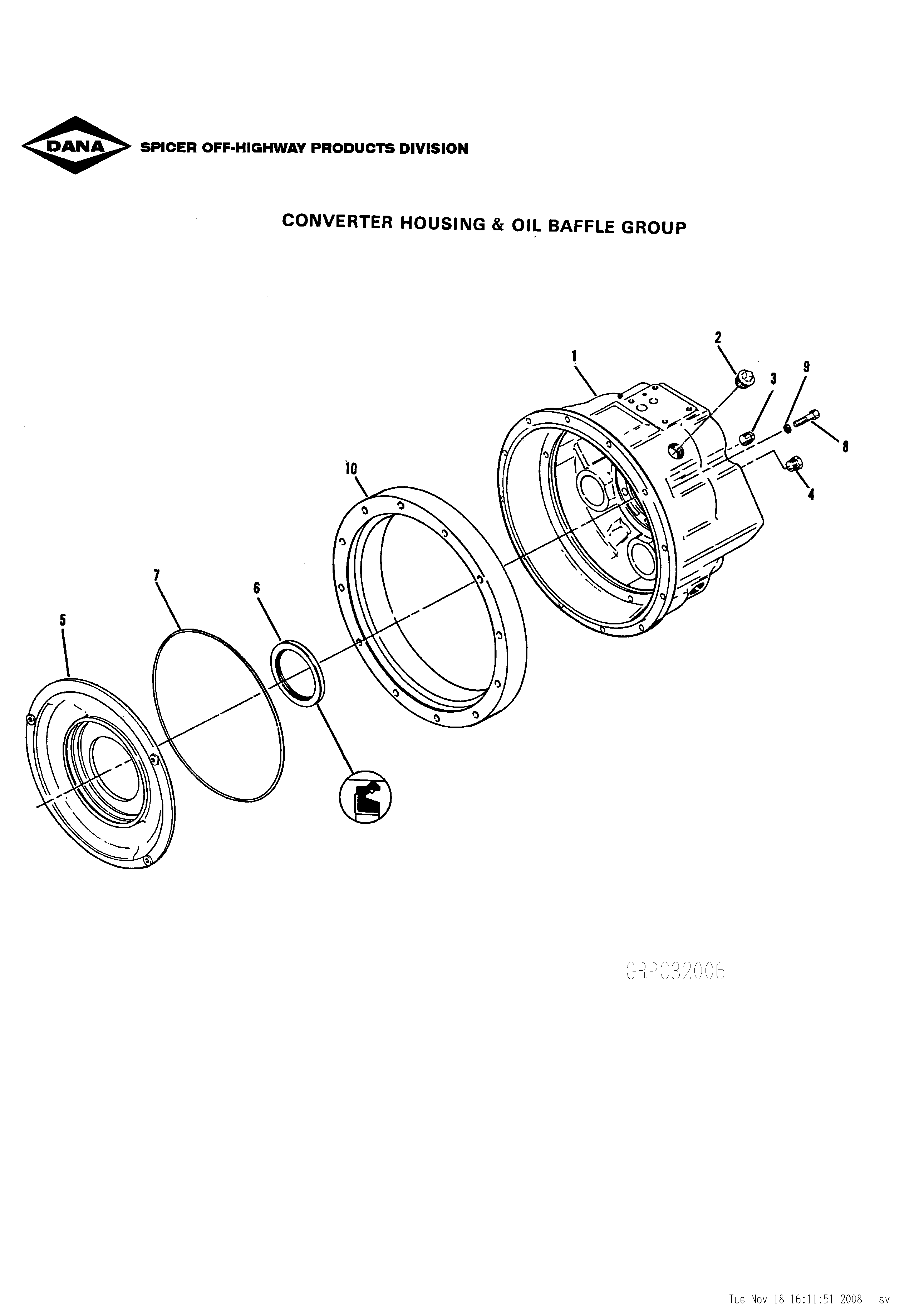 drawing for SWINGMASTER 8700083 - OIL SEAL (figure 2)
