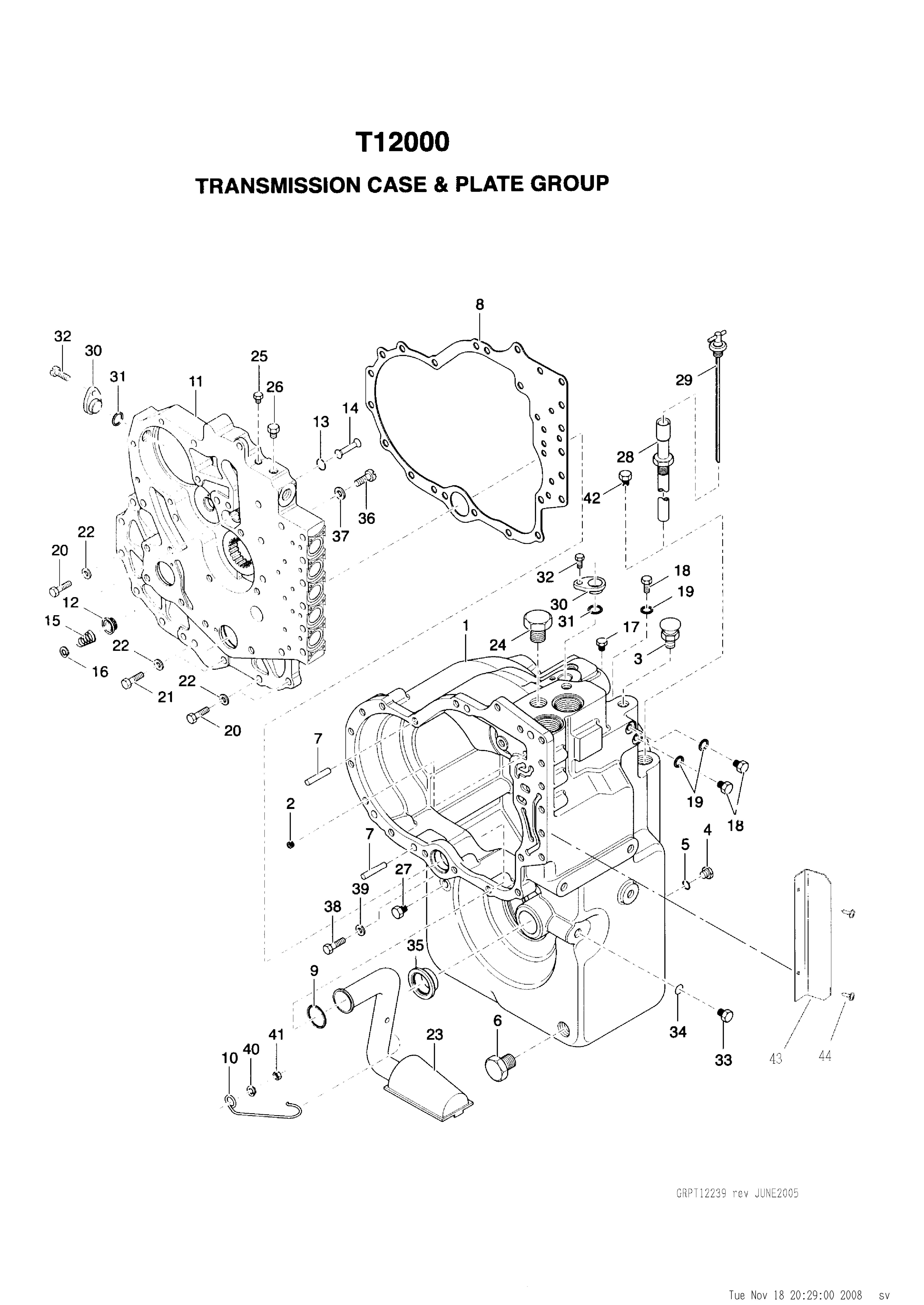 drawing for CNH NEW HOLLAND 153214750 - GASKET