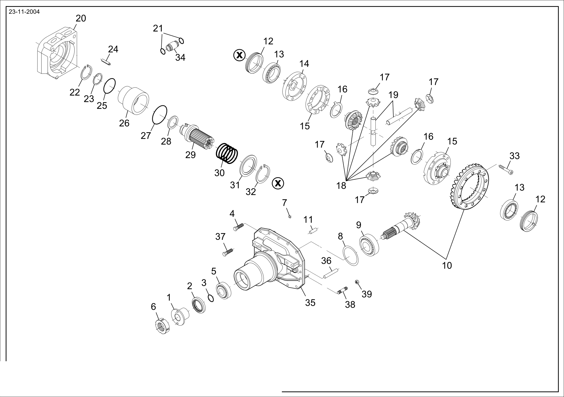 drawing for LANDINI 3015046X1 - BOLT (figure 4)
