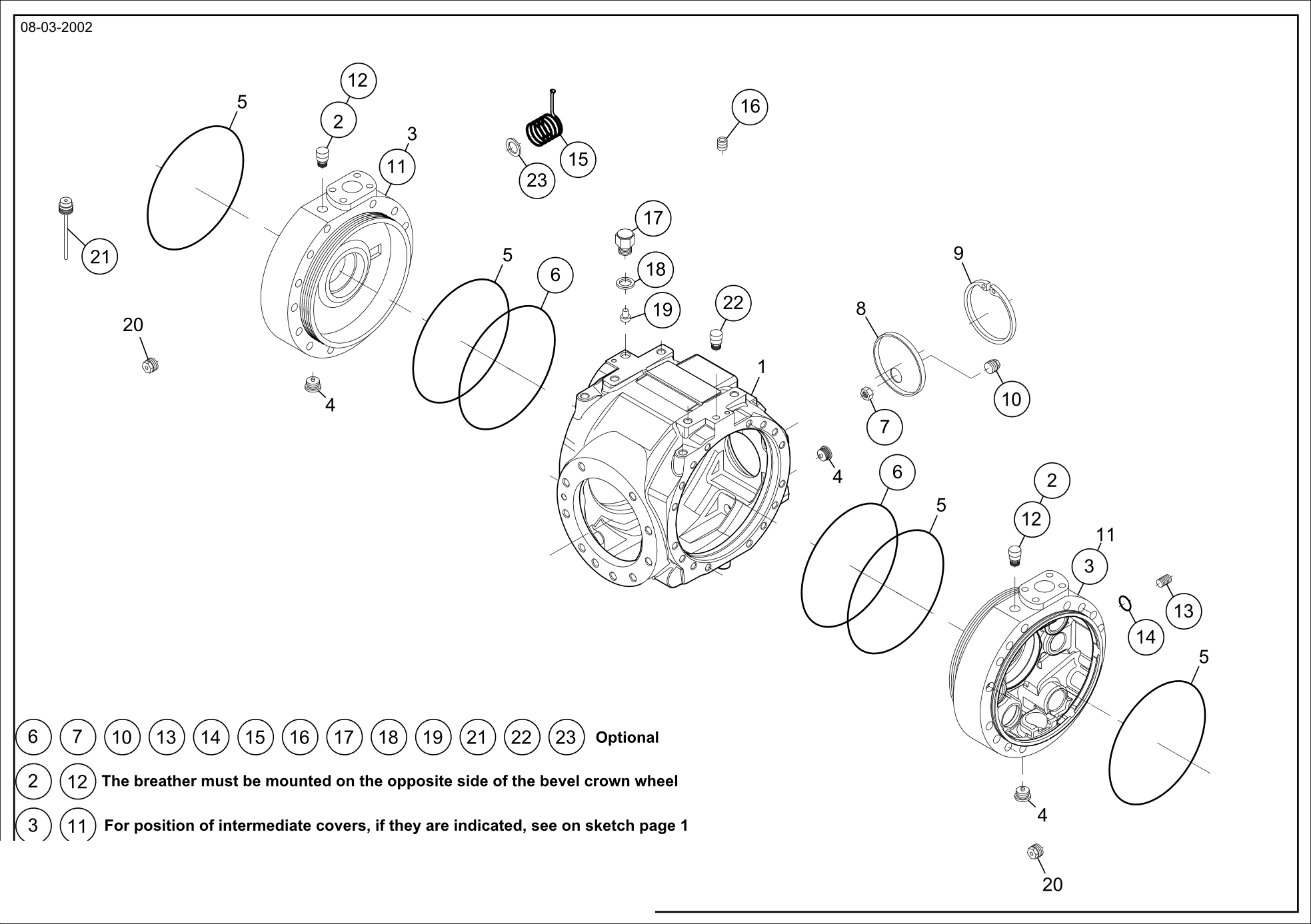 drawing for MECALAC 565A0034 - O - RING (figure 2)