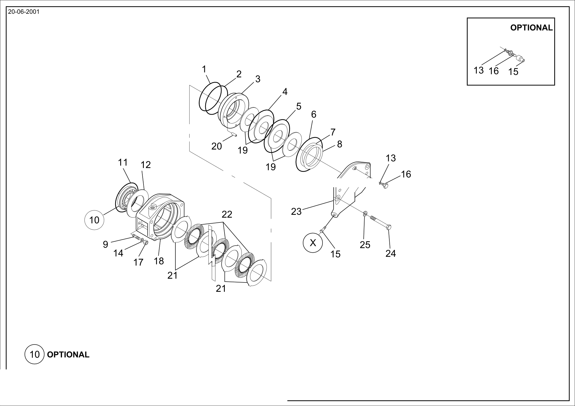 drawing for CNH NEW HOLLAND 71482526 - FRICTION WASHER