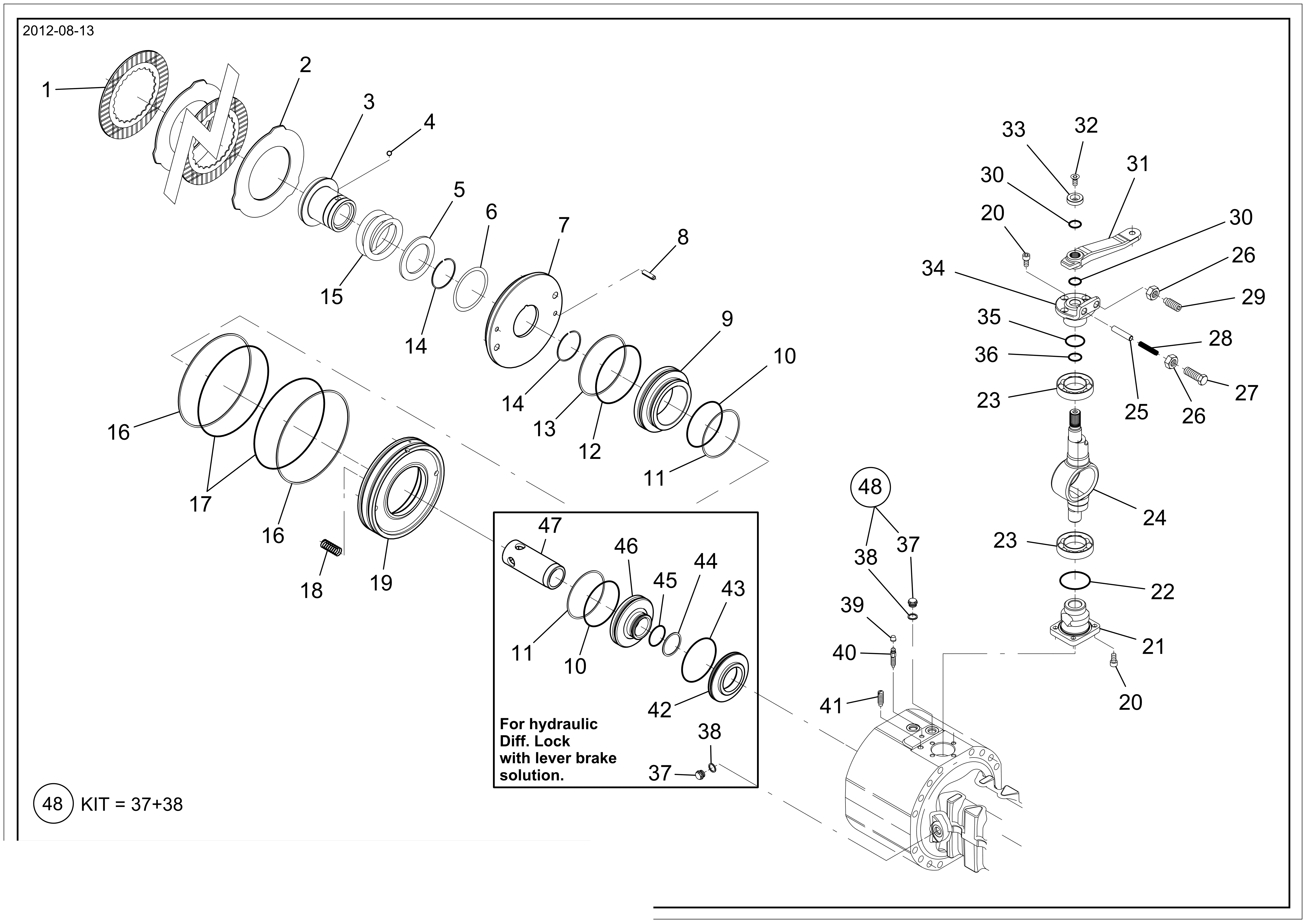 drawing for WACKER NEUSON 1000106337 - O - RING (figure 2)