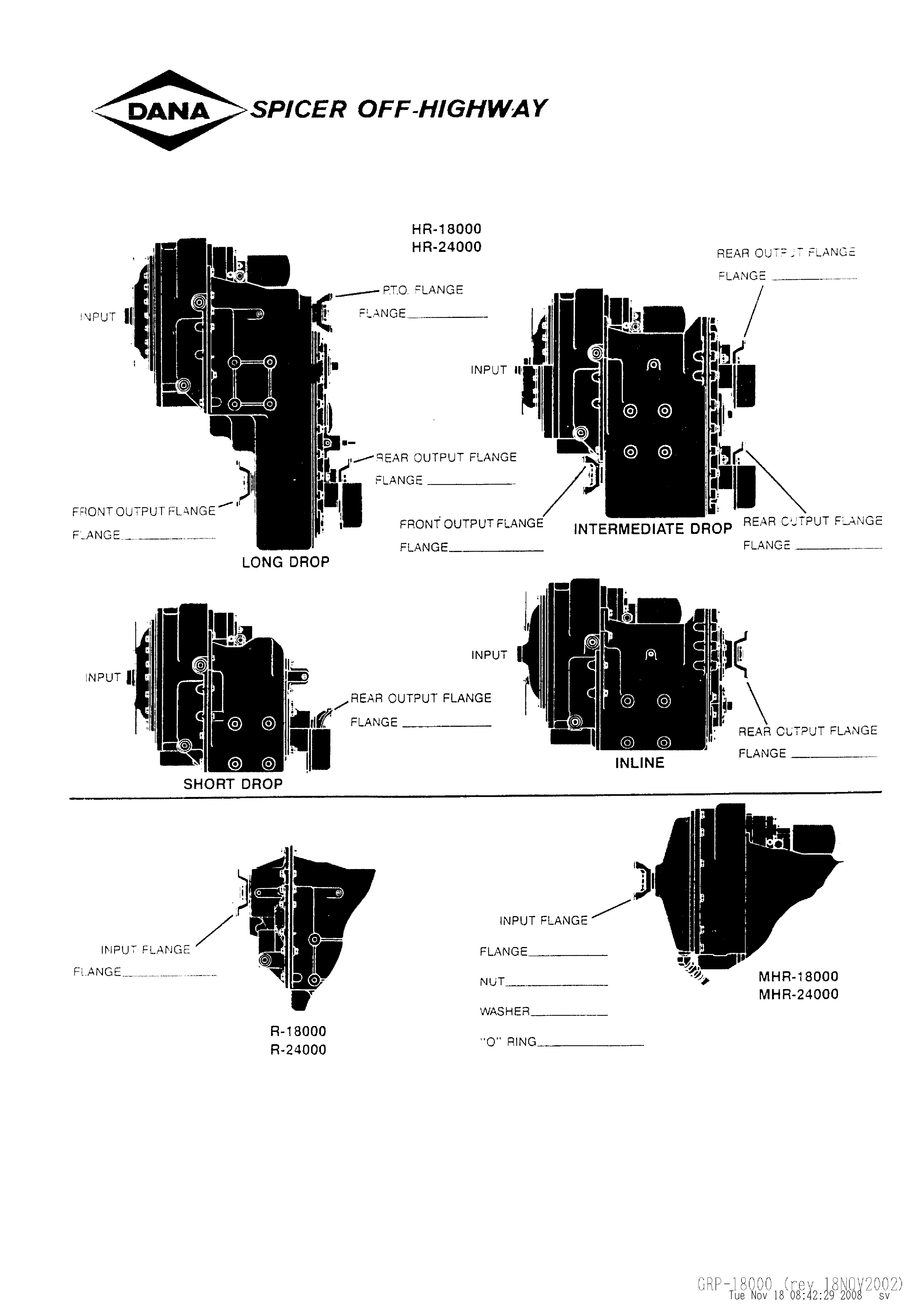 drawing for PAUS 577003 - FLANGE (figure 3)