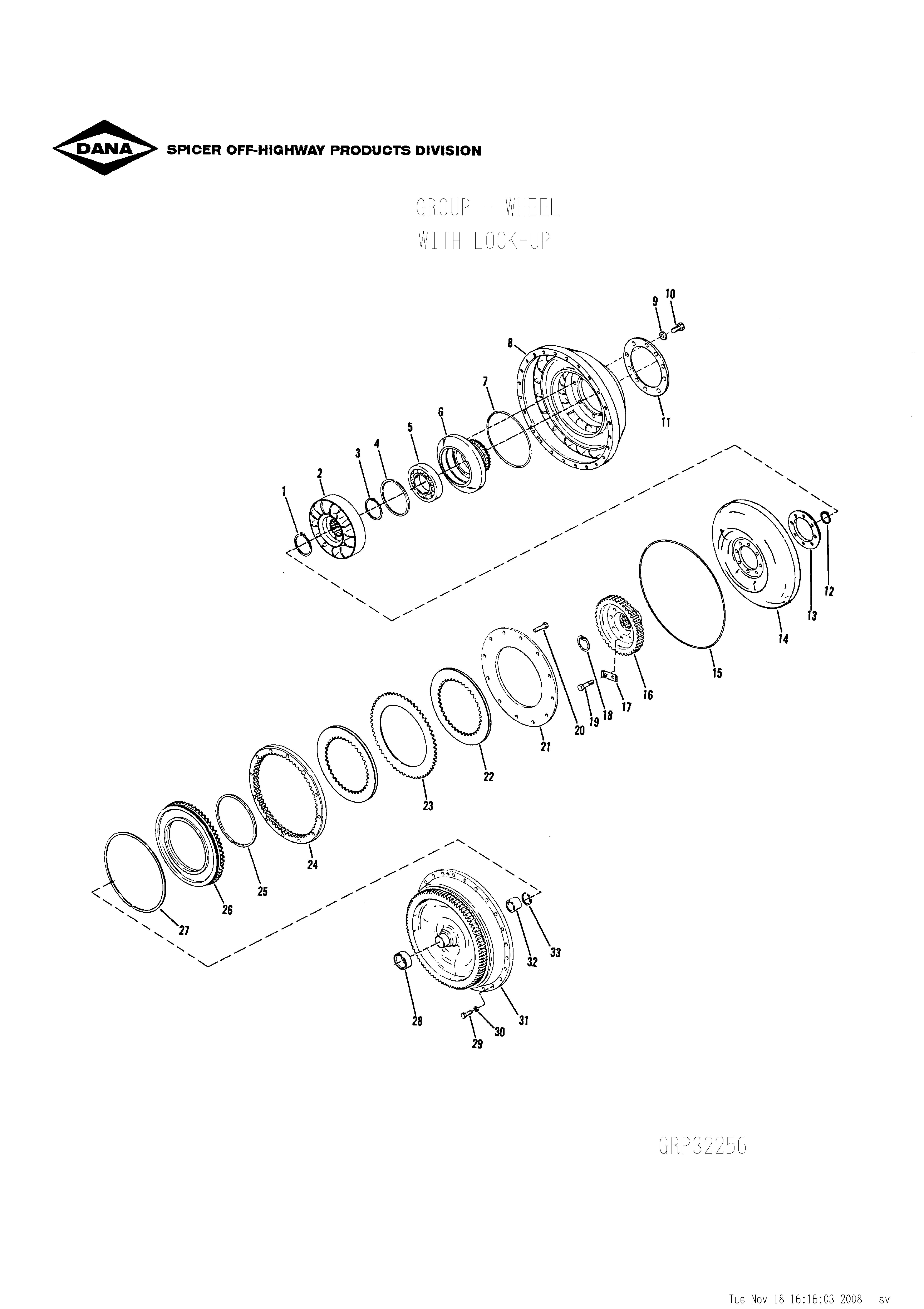 drawing for O & K 2039261 - BEARING (figure 4)