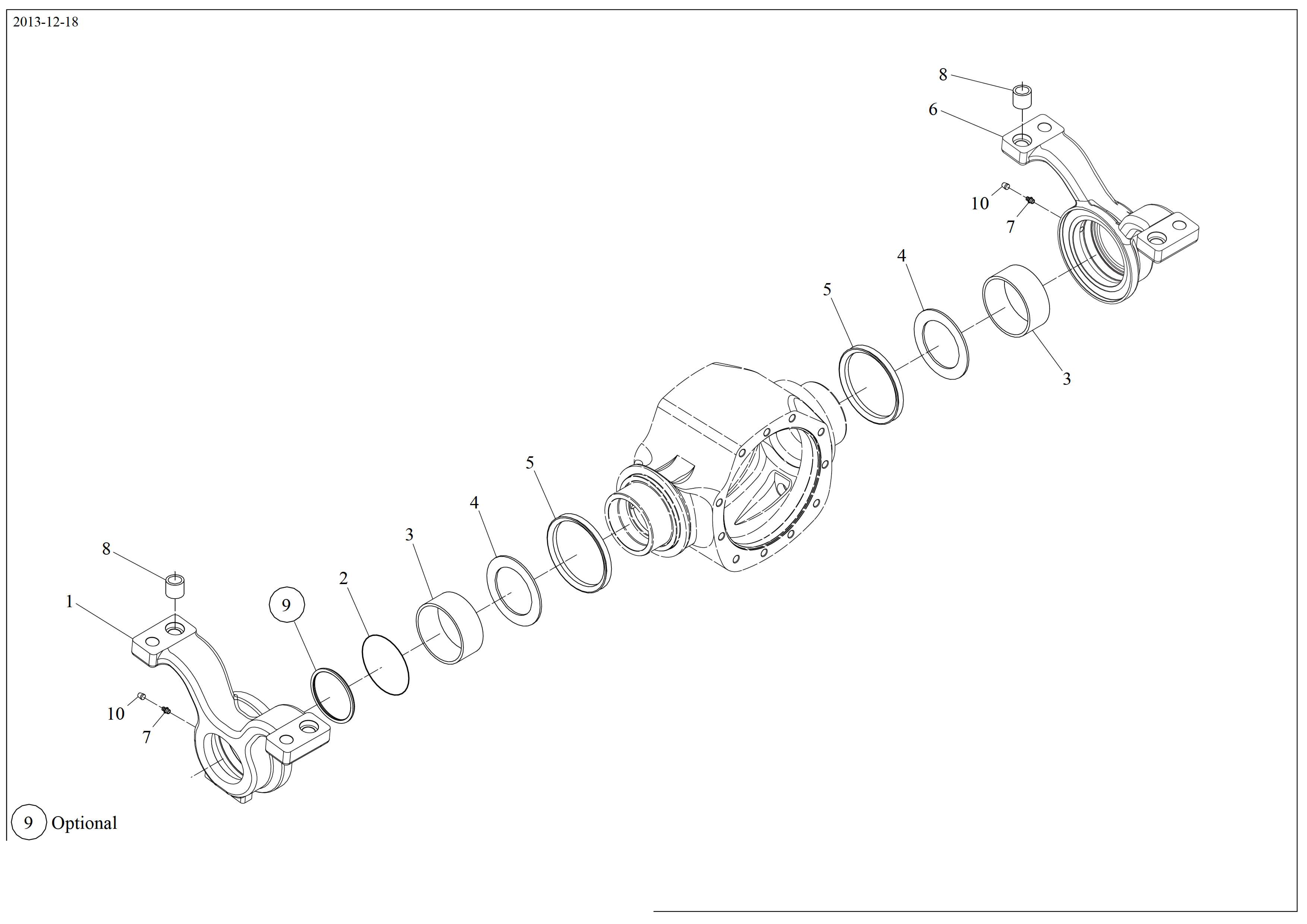 drawing for AGCO 7202501501 - BUSHING (figure 2)