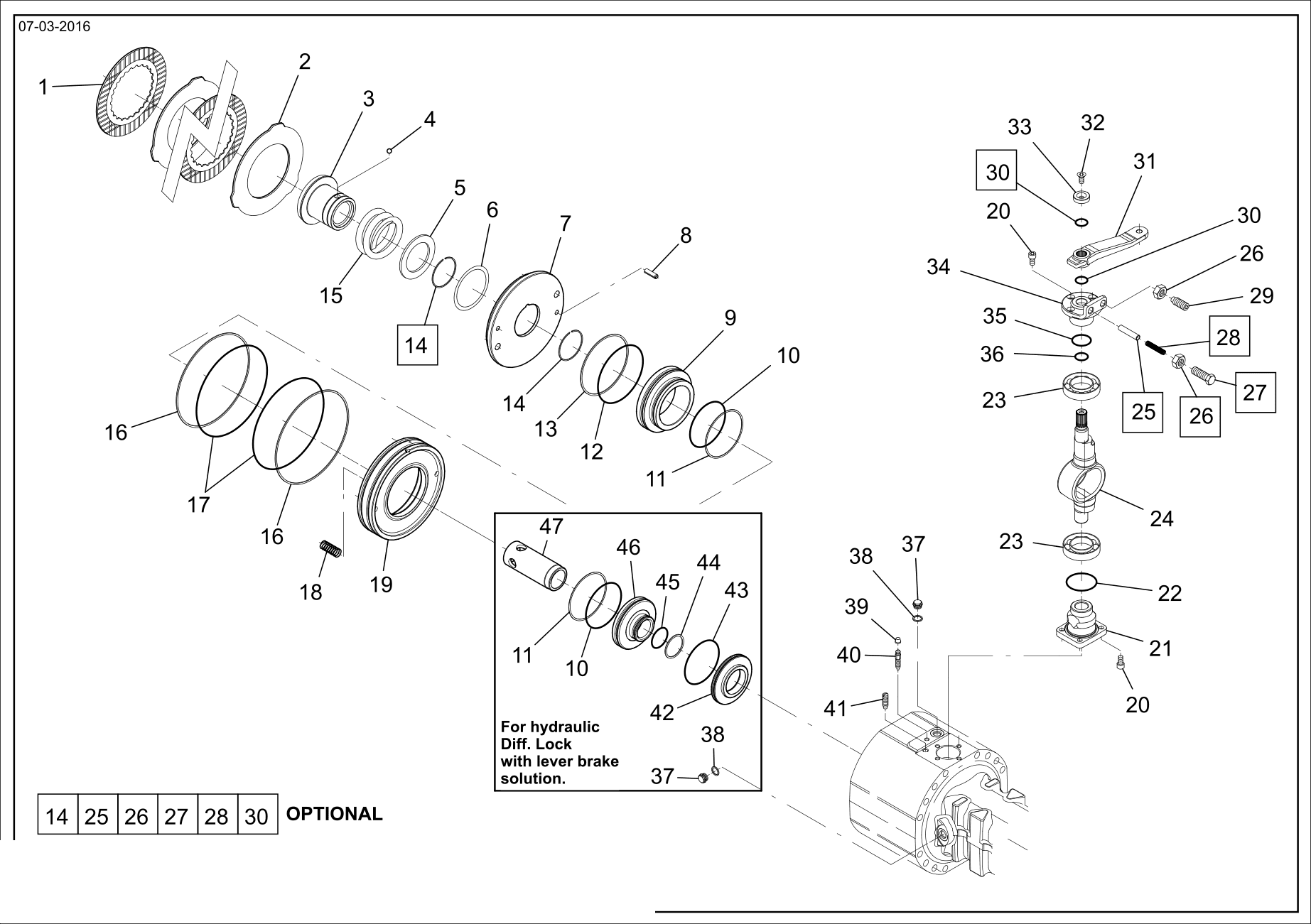 drawing for AGCO X548934101000 - O - RING (figure 3)