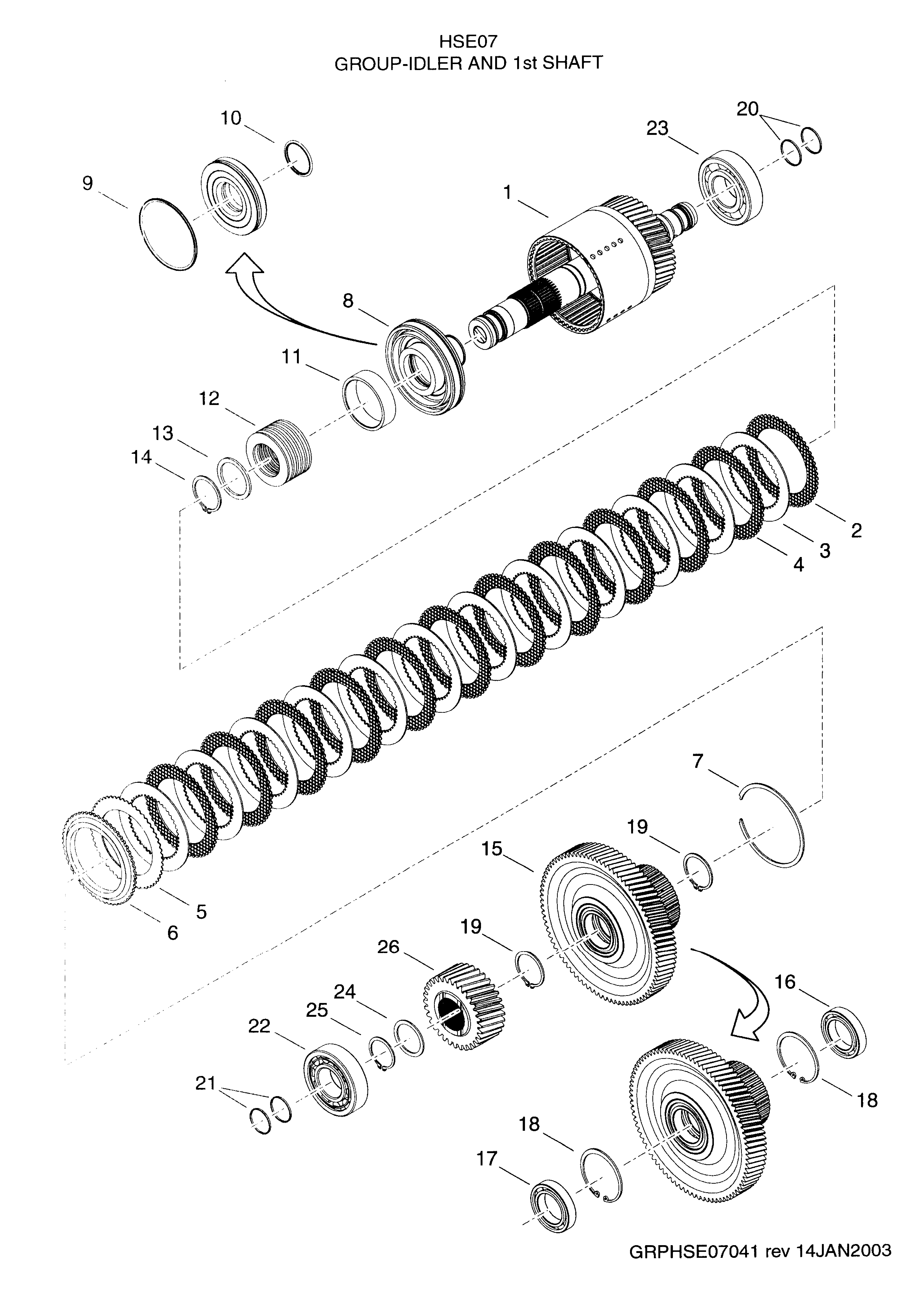 drawing for CNH NEW HOLLAND 85808346 - BALL BEARING (figure 5)