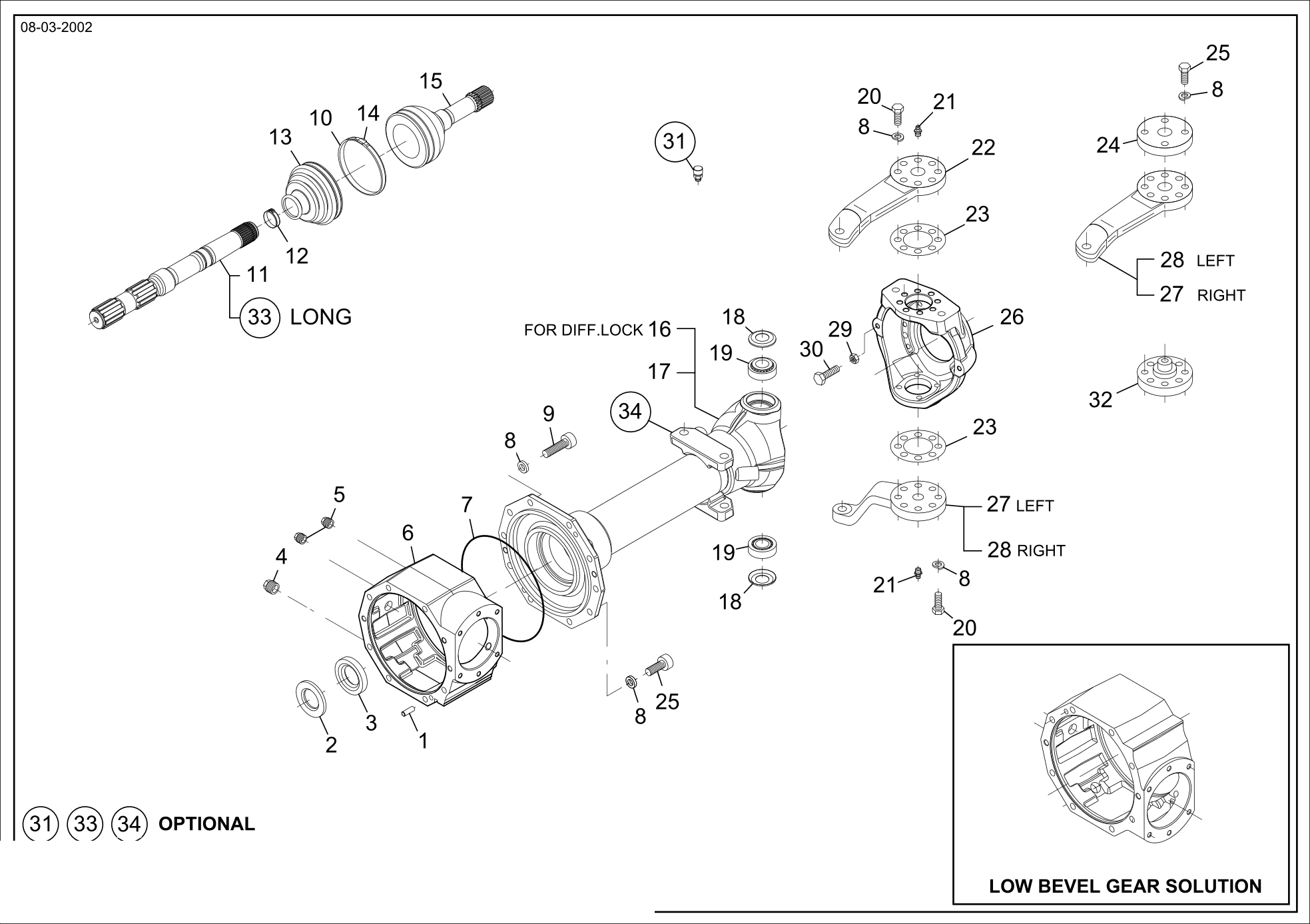 drawing for PRO CUT 59769455 - STEERING CASE (figure 2)
