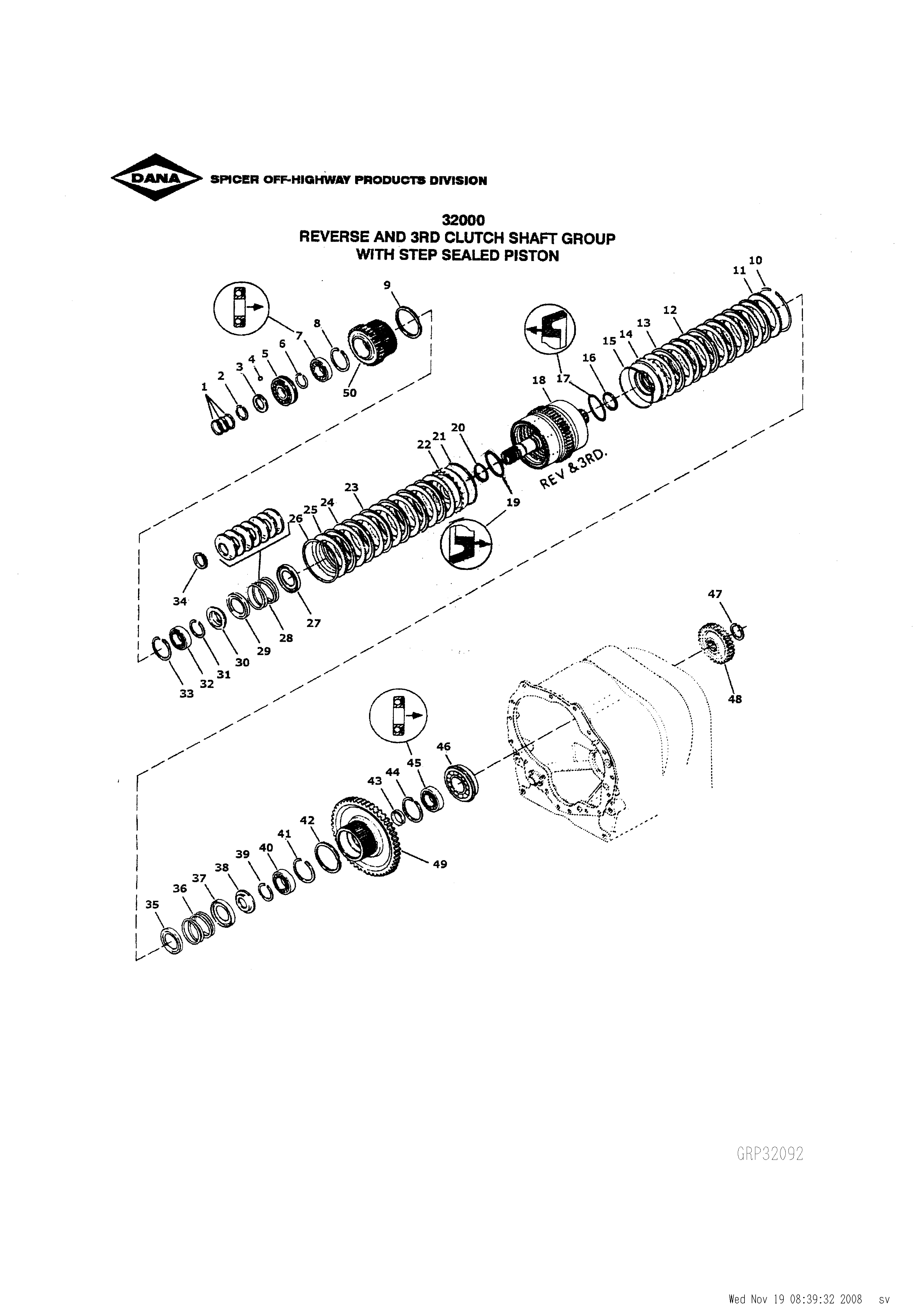 drawing for TRACKMOBILE 1010150 - BEARING (figure 3)