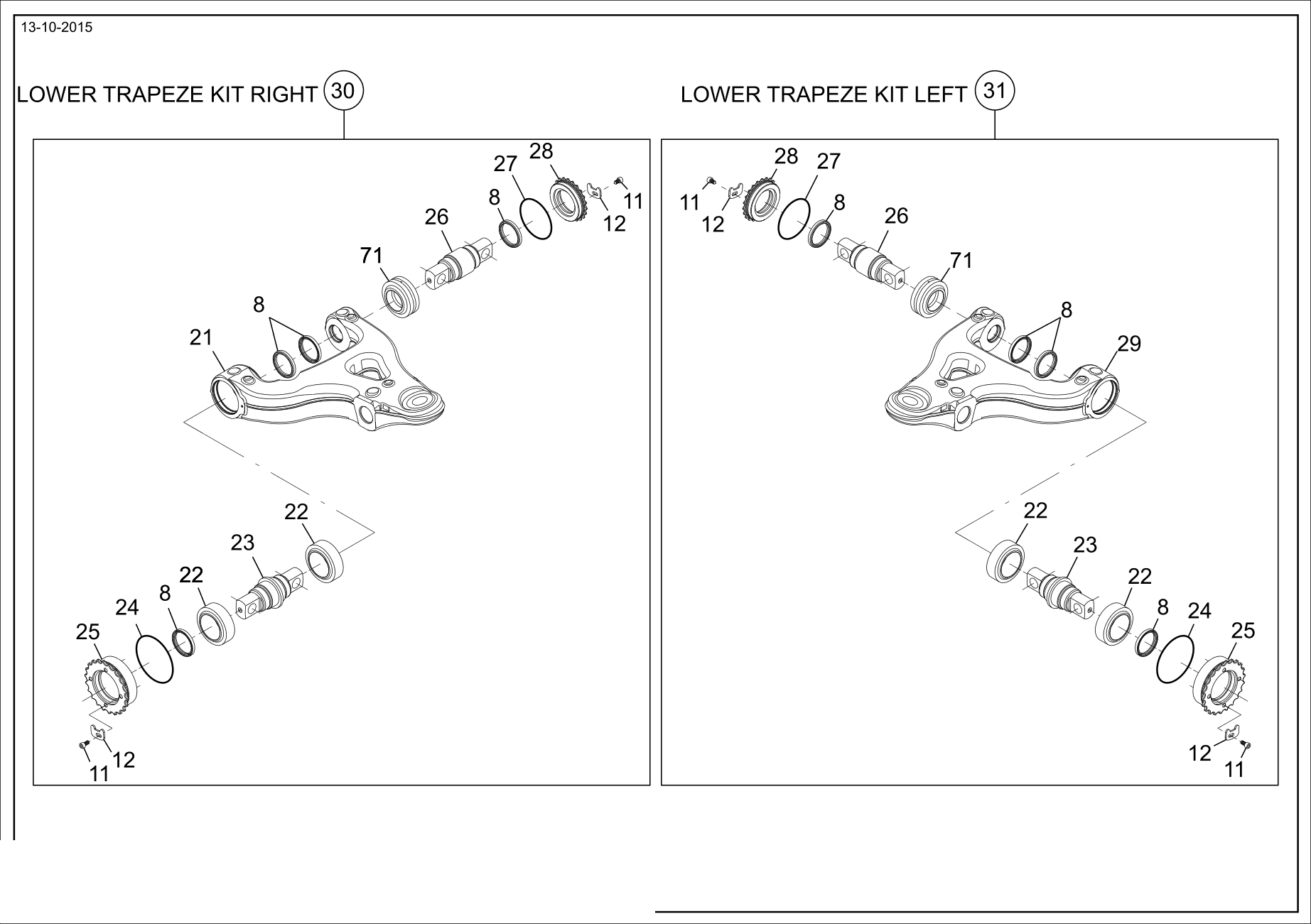 drawing for AGCO X540412700000 - RING (figure 1)