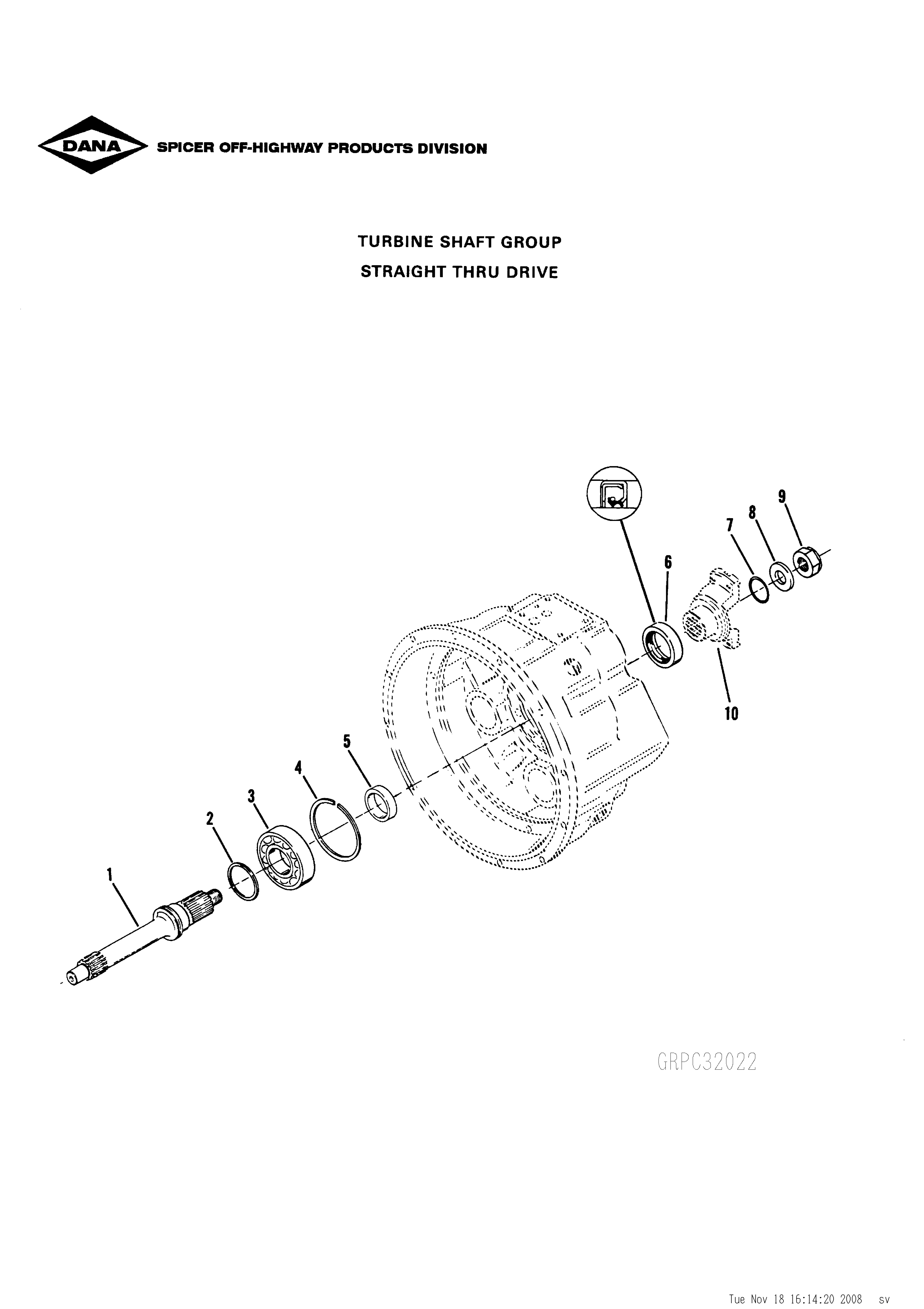 drawing for KALMAR INDUSTRIES INC. 9231080057 - RING (10 PER) (figure 5)
