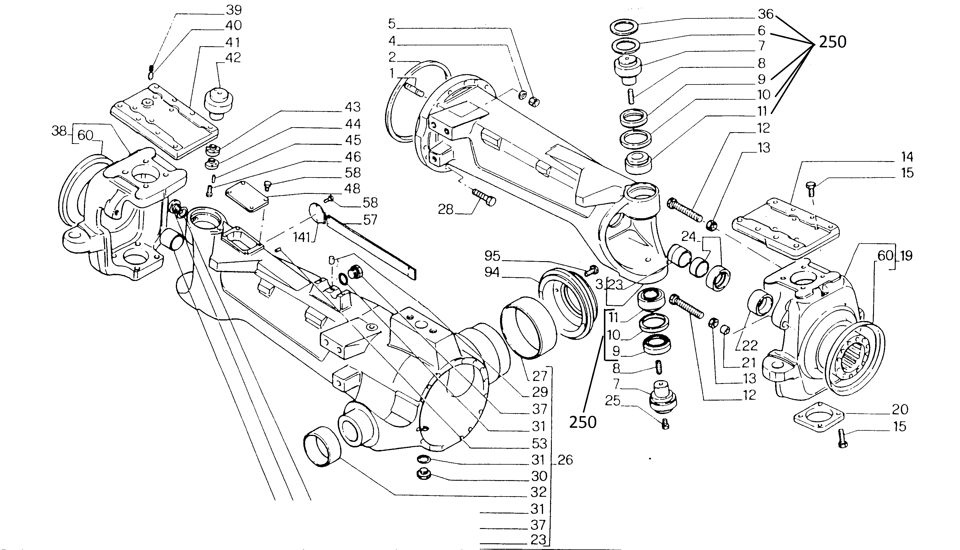 drawing for AGCO G385301020050 - PIN KIT (figure 1)