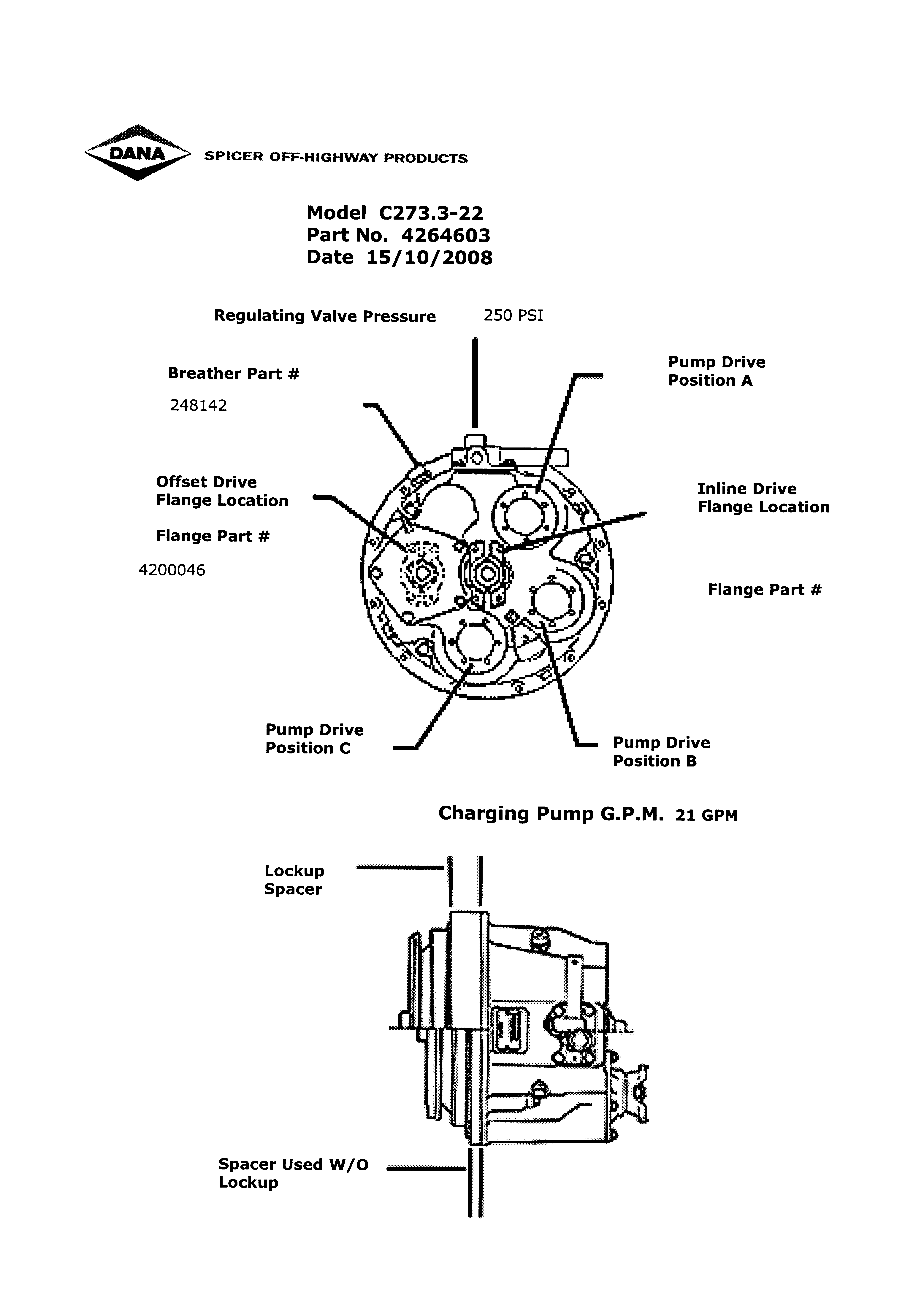 drawing for HSM HOHENLOHER 5021 - FLANGE (figure 2)