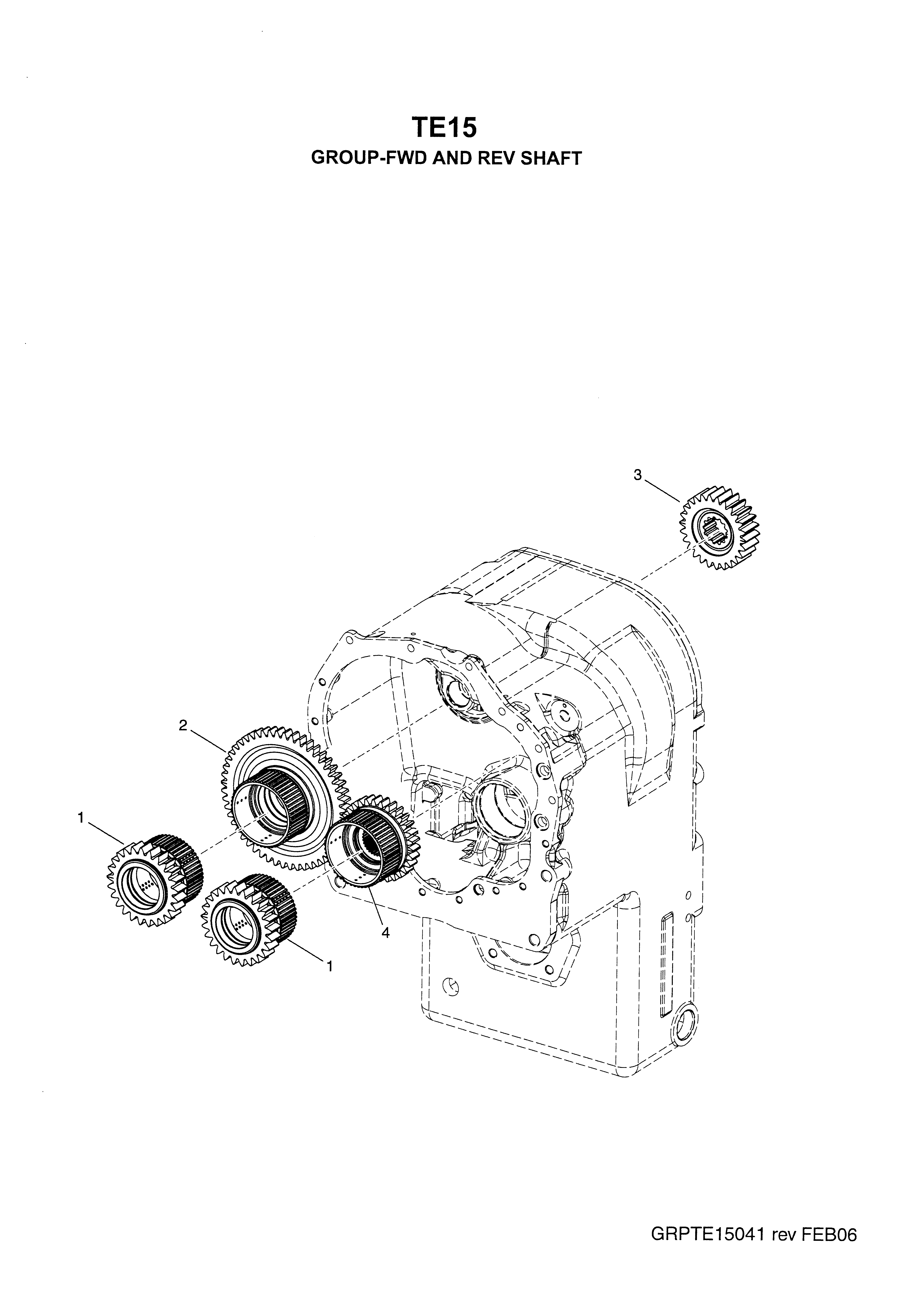drawing for CNH NEW HOLLAND 75285018 - GEAR (figure 1)
