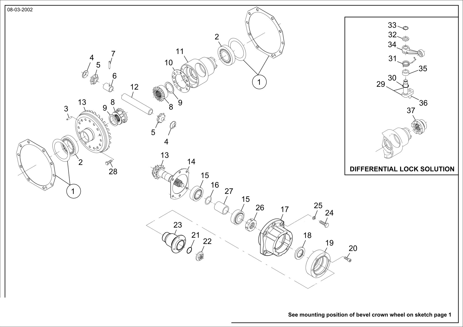 drawing for ATLAS WEYHAUSEN 2902481 - FLANGE (figure 5)