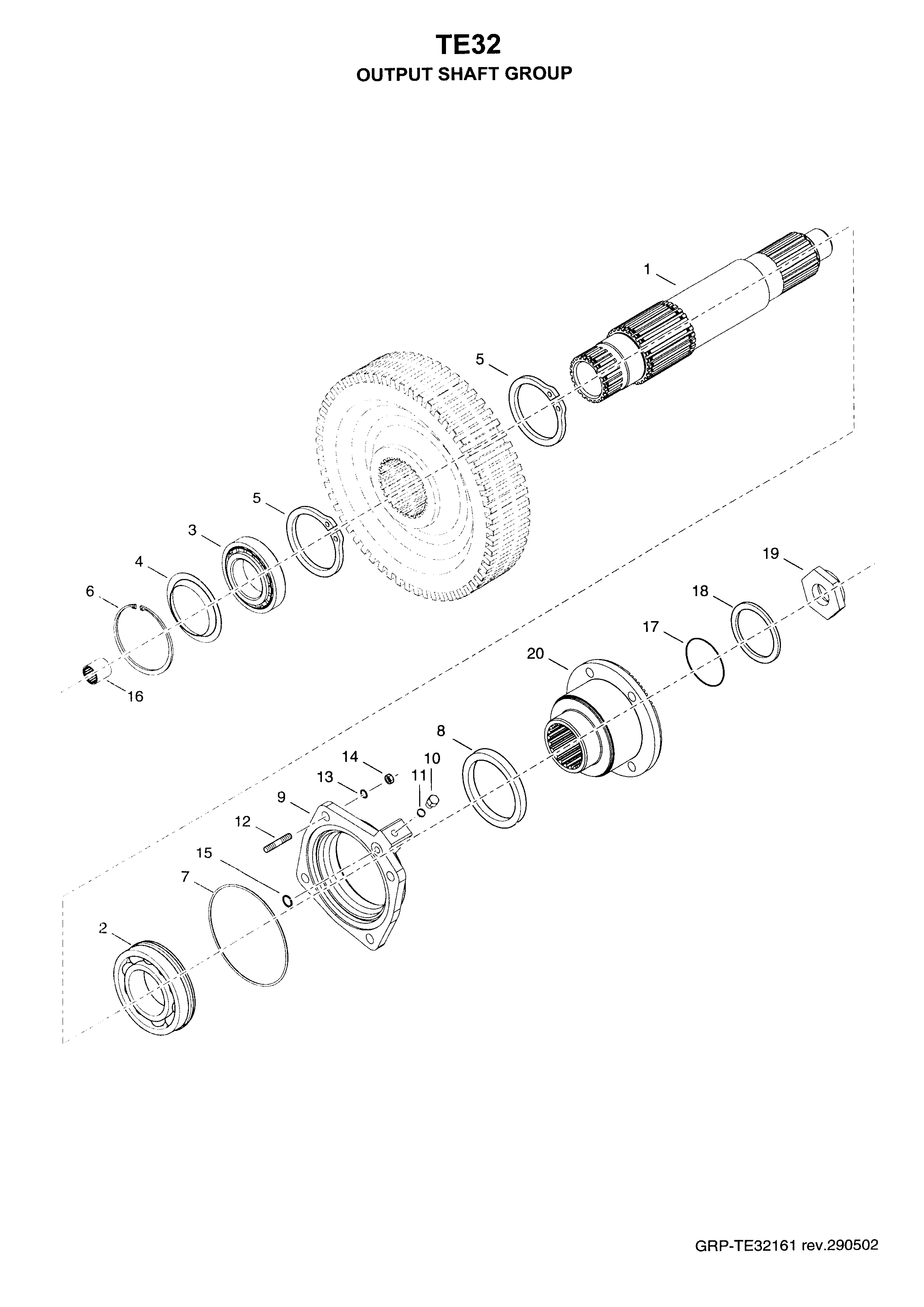 drawing for MI-JACK L3573010300 - OIL SEAL (figure 4)