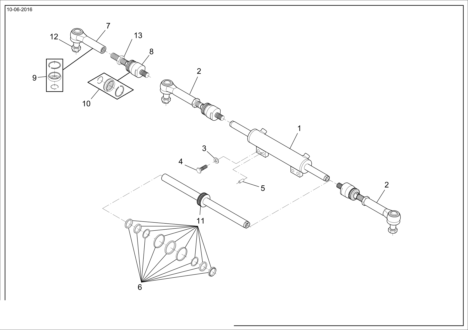 drawing for CNH NEW HOLLAND 71477147 - HEXAGON BOLT