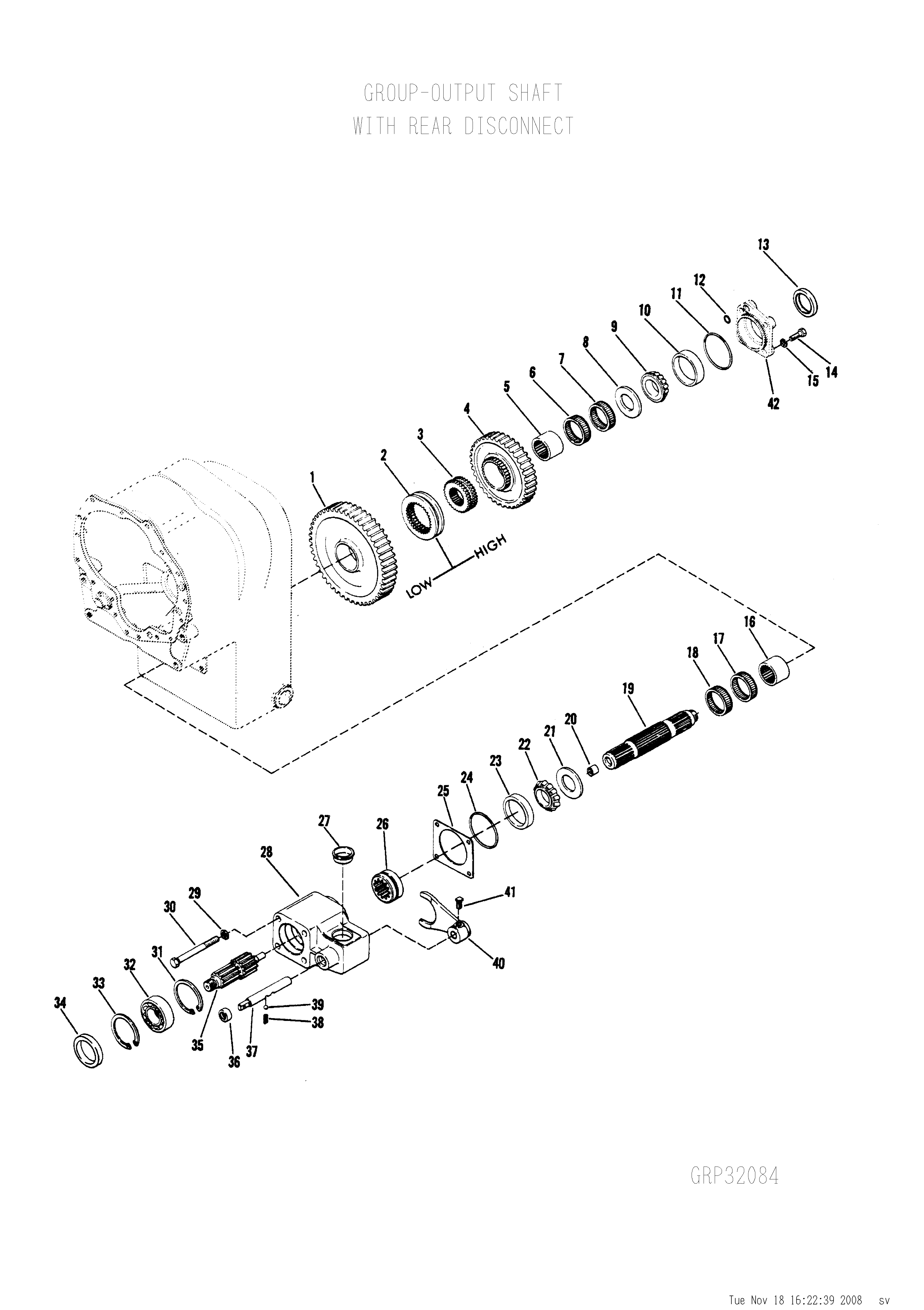 drawing for CNH NEW HOLLAND 9904107566 - SHAFT (figure 2)
