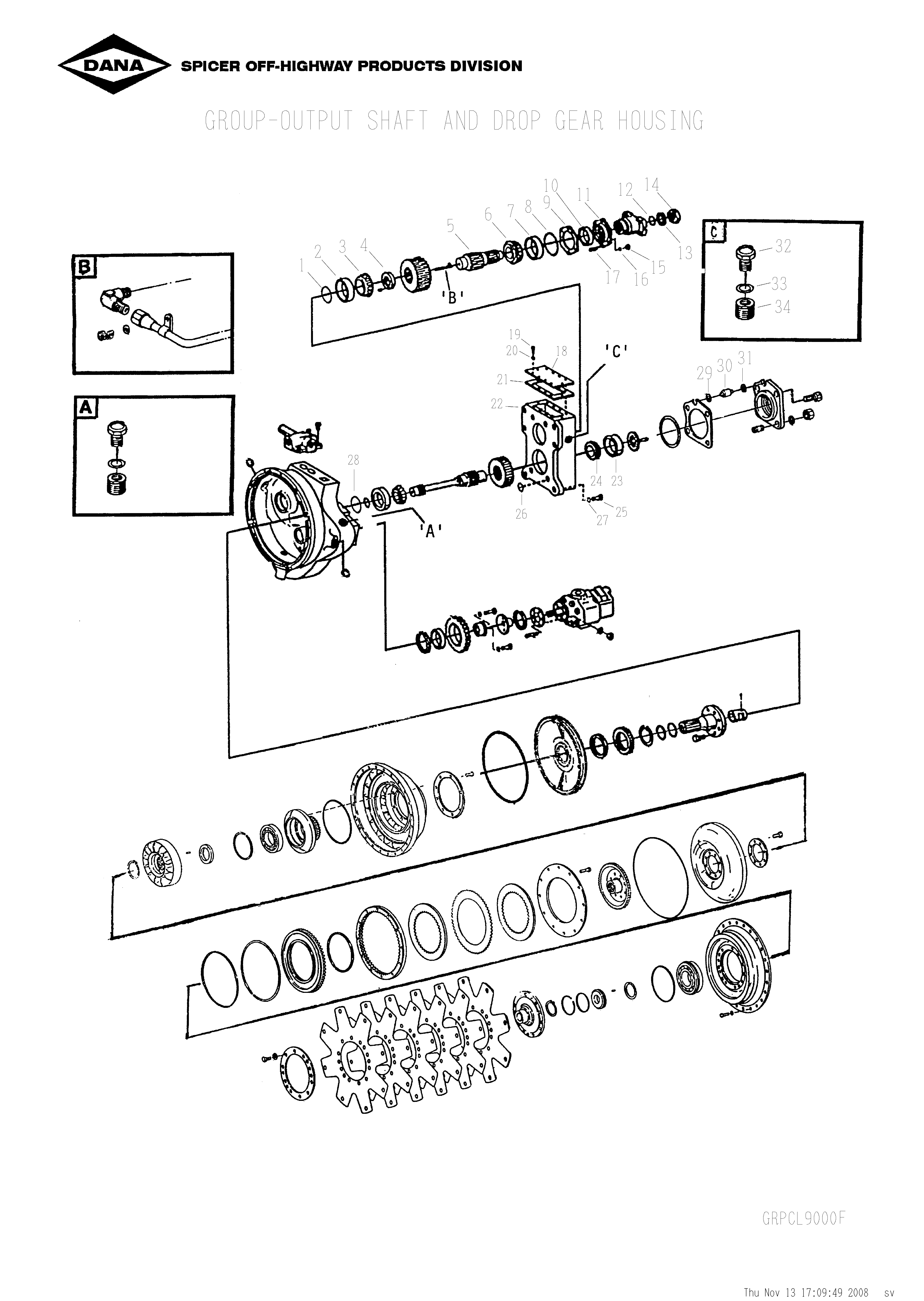 drawing for Hyundai Construction Equipment YBAA-00947 - CAP-BEARING (figure 2)