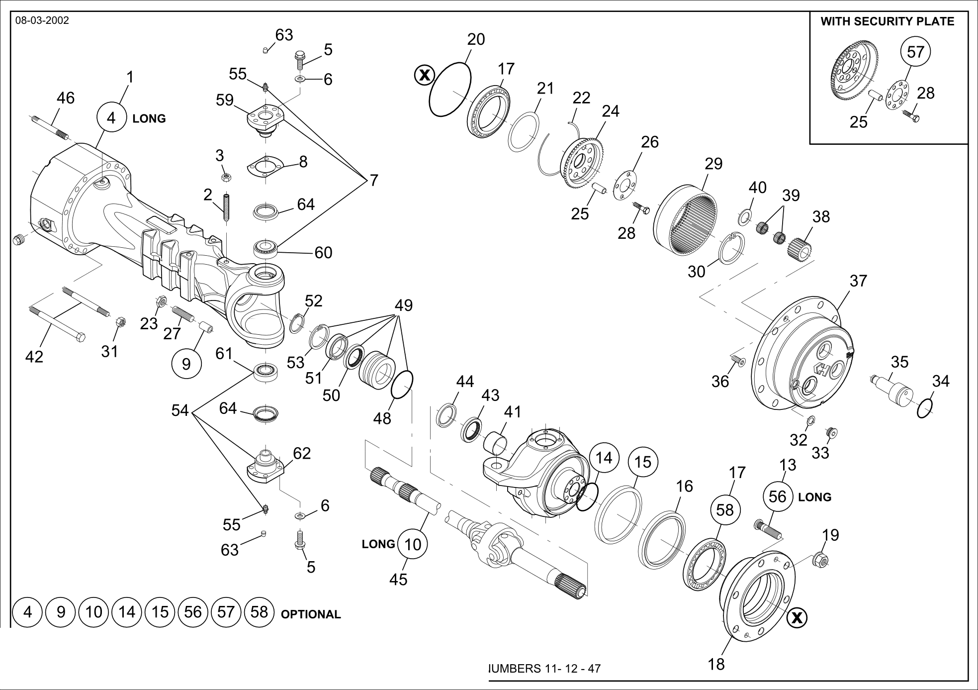 drawing for CNH NEW HOLLAND 71489229 - STEERING CASE