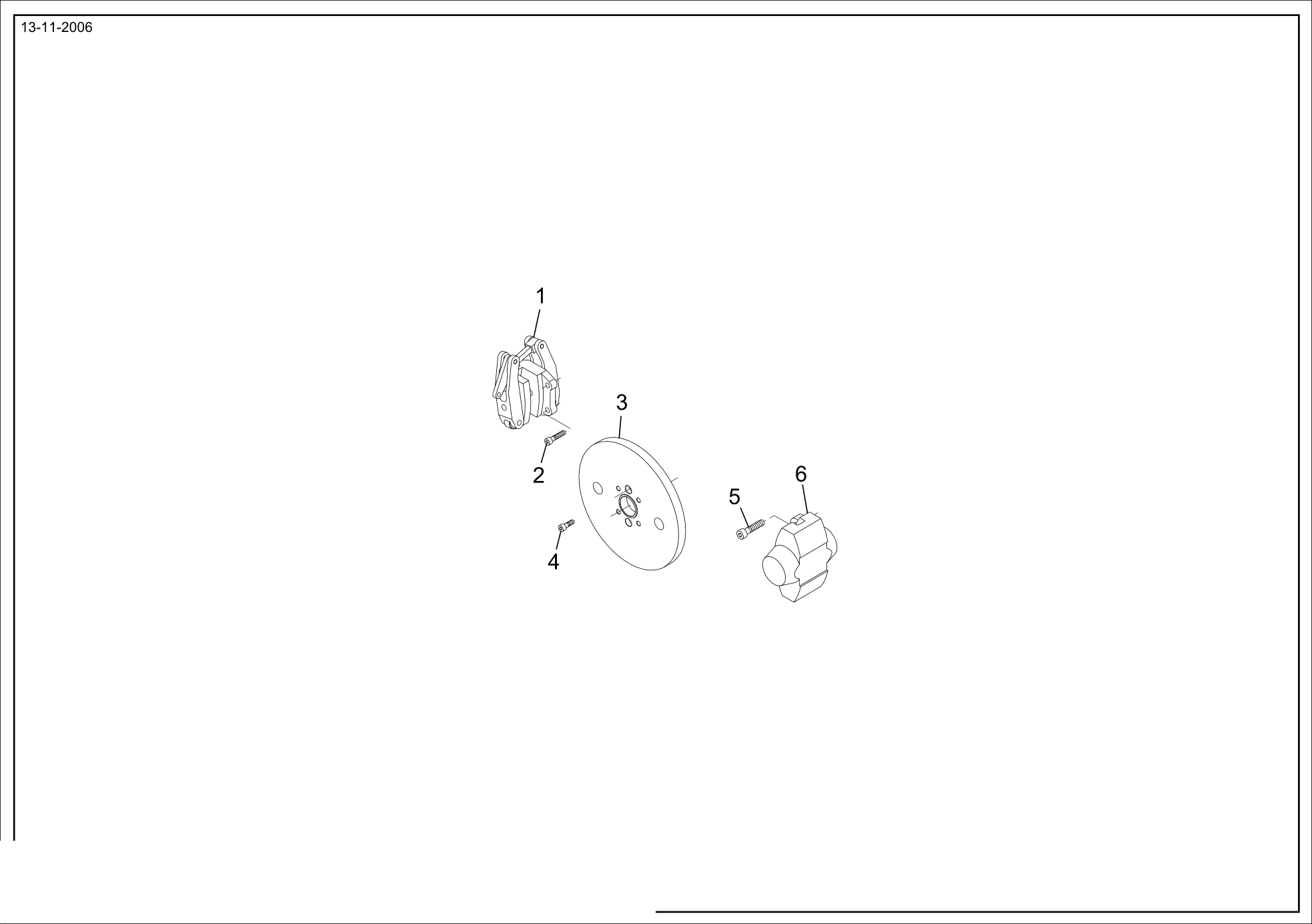 drawing for KRAMER 1000087798 - BOLT (figure 1)