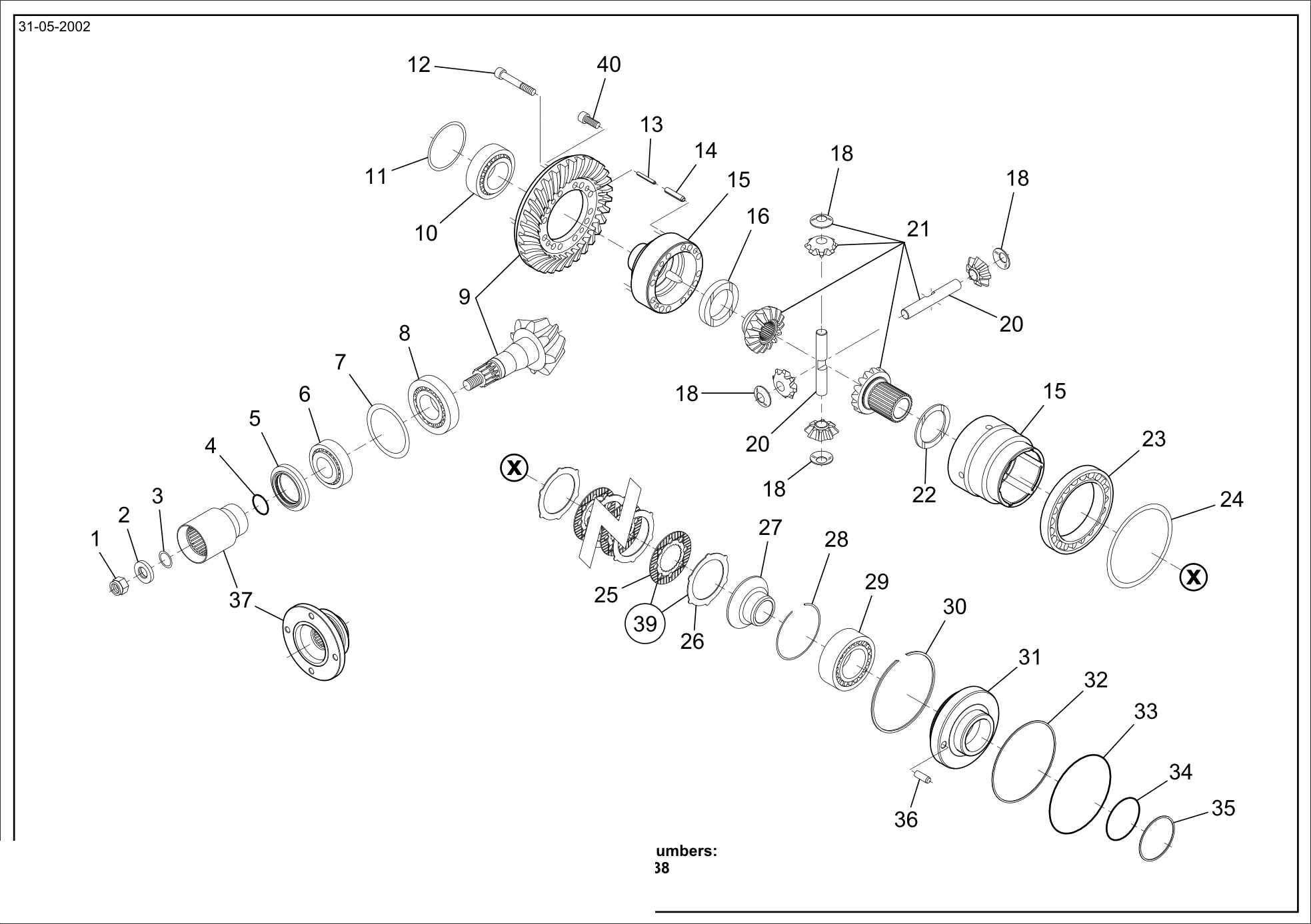 drawing for CNH NEW HOLLAND 87611403 - CYLINDER BOLT