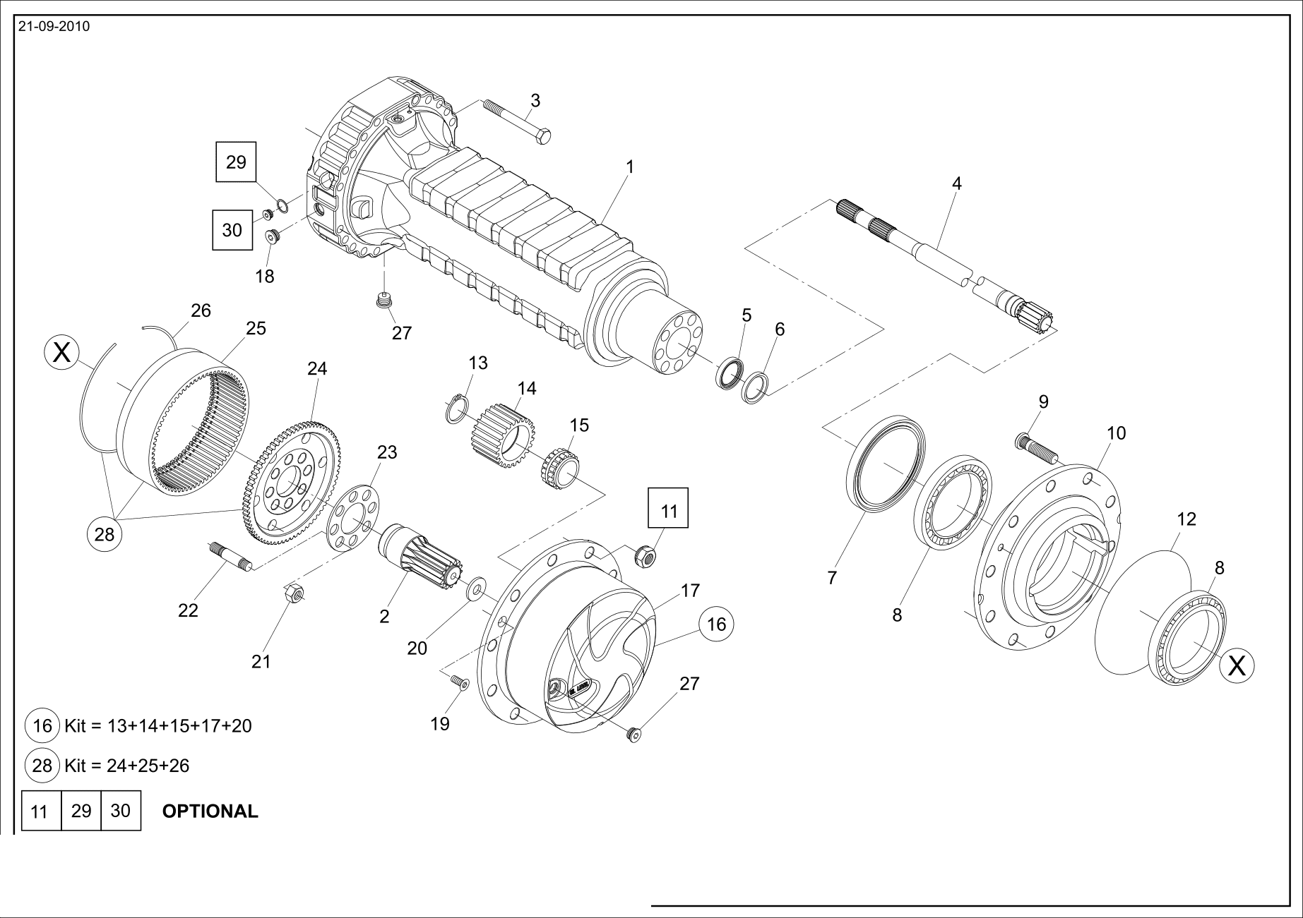 drawing for Hyundai Construction Equipment ZTAM-00877 - CASE-AXLE (figure 5)